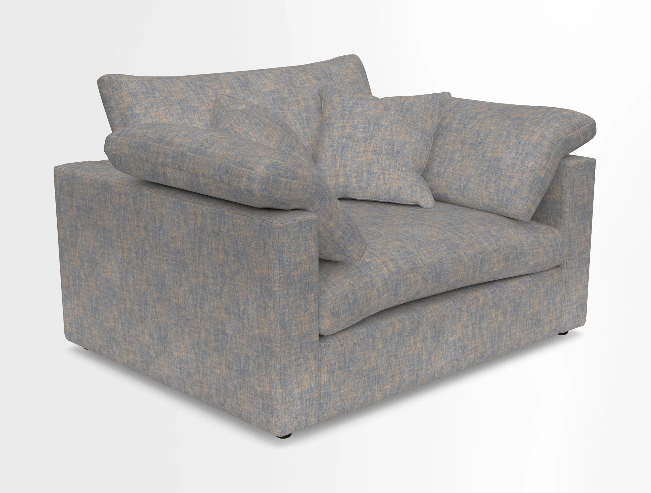 Big Softie Straight Arm Snuggler in Two Tone Plain Biscuit