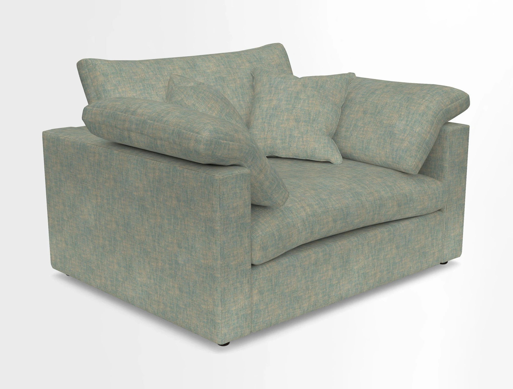 Big Softie Straight Arm Snuggler in Two Tone Plain Biscuit