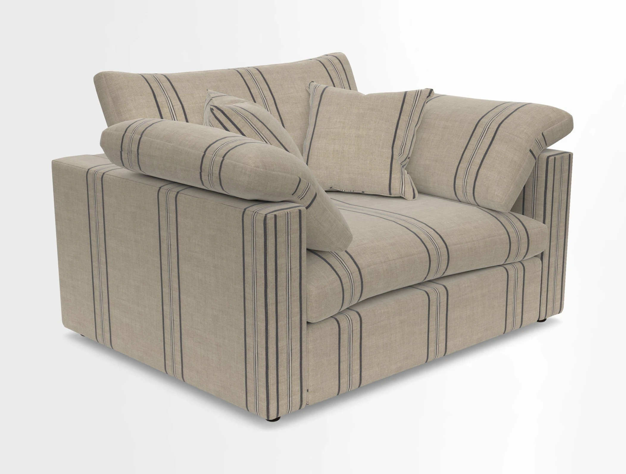 Big Softie Straight Arm Snuggler in Two Tone Plain Biscuit