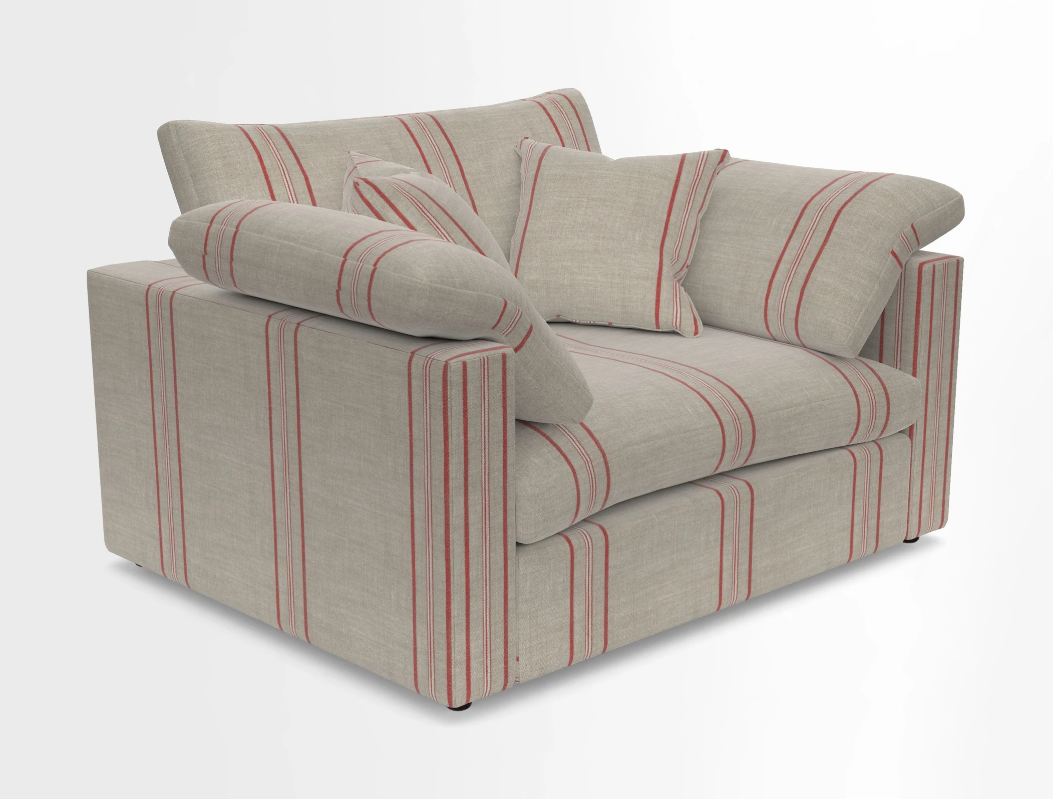 Big Softie Straight Arm Snuggler in Two Tone Plain Biscuit