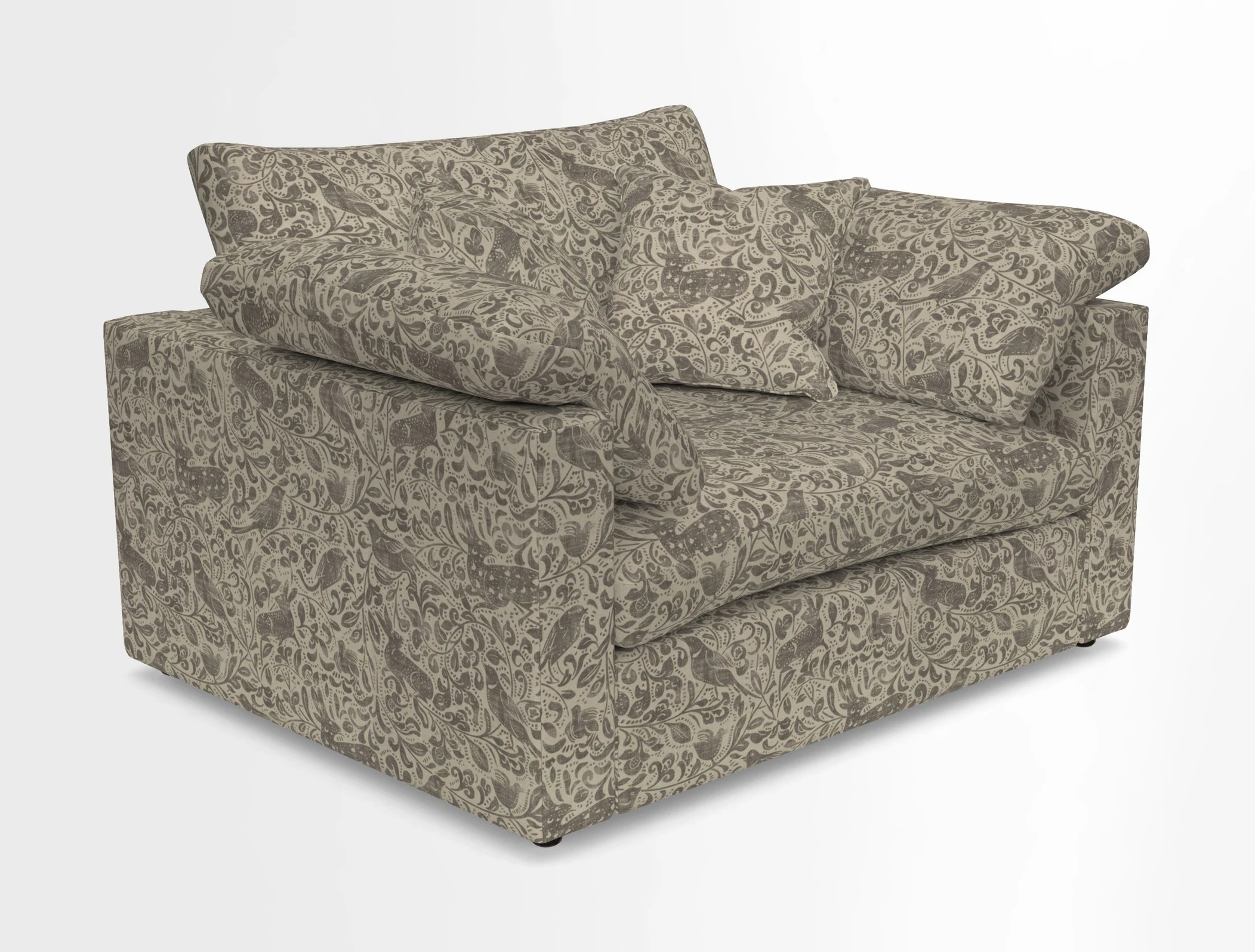 Big Softie Straight Arm Snuggler in Two Tone Plain Biscuit