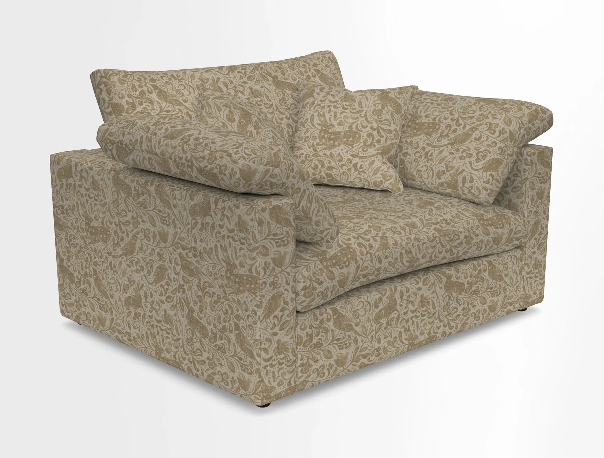 Big Softie Straight Arm Snuggler in Two Tone Plain Biscuit