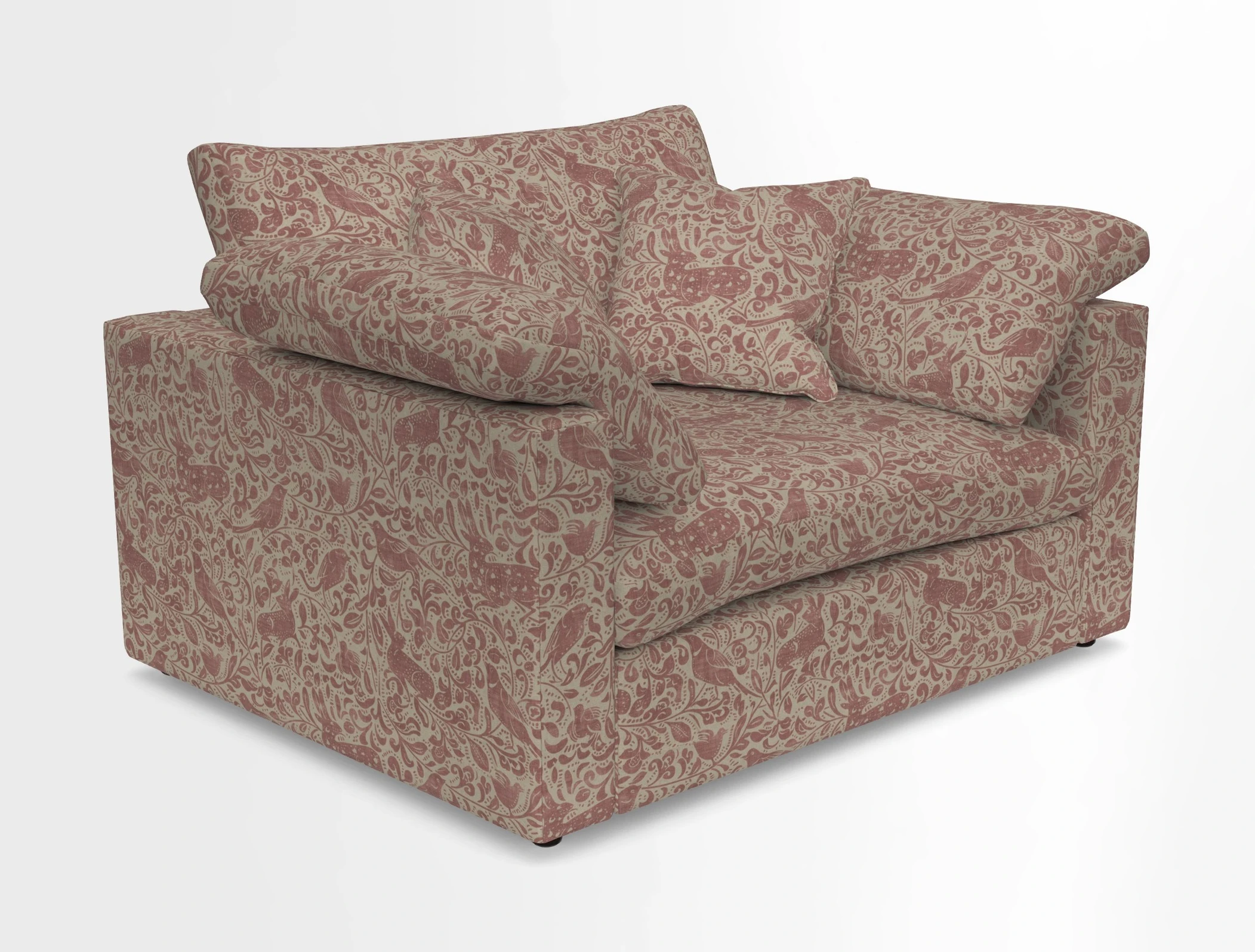 Big Softie Straight Arm Snuggler in Two Tone Plain Biscuit