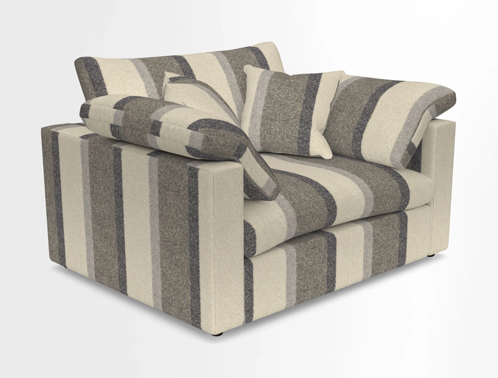 Big Softie Straight Arm Snuggler in Two Tone Plain Biscuit
