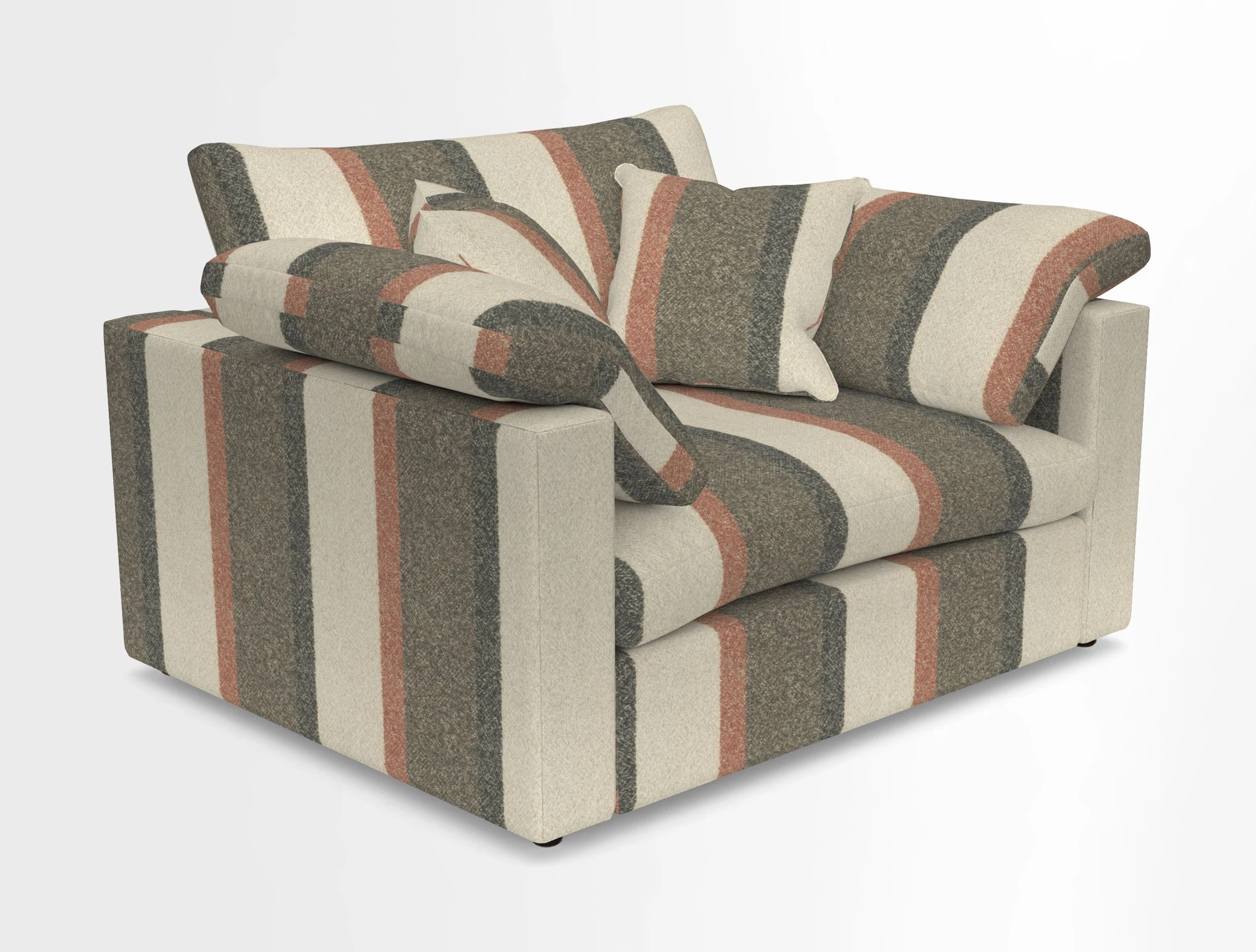 Big Softie Straight Arm Snuggler in Two Tone Plain Biscuit