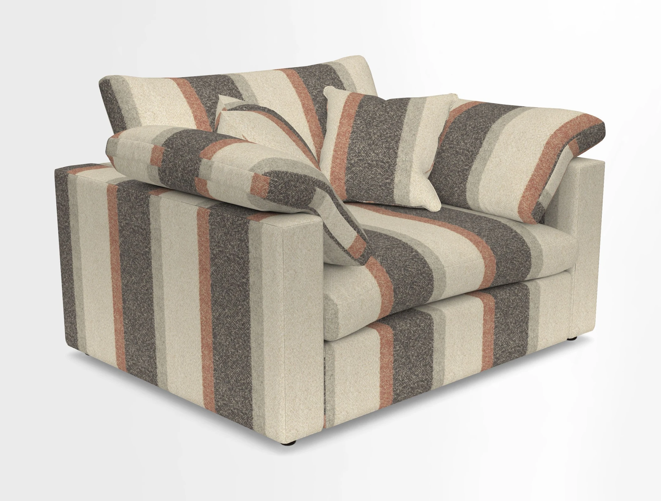 Big Softie Straight Arm Snuggler in Two Tone Plain Biscuit