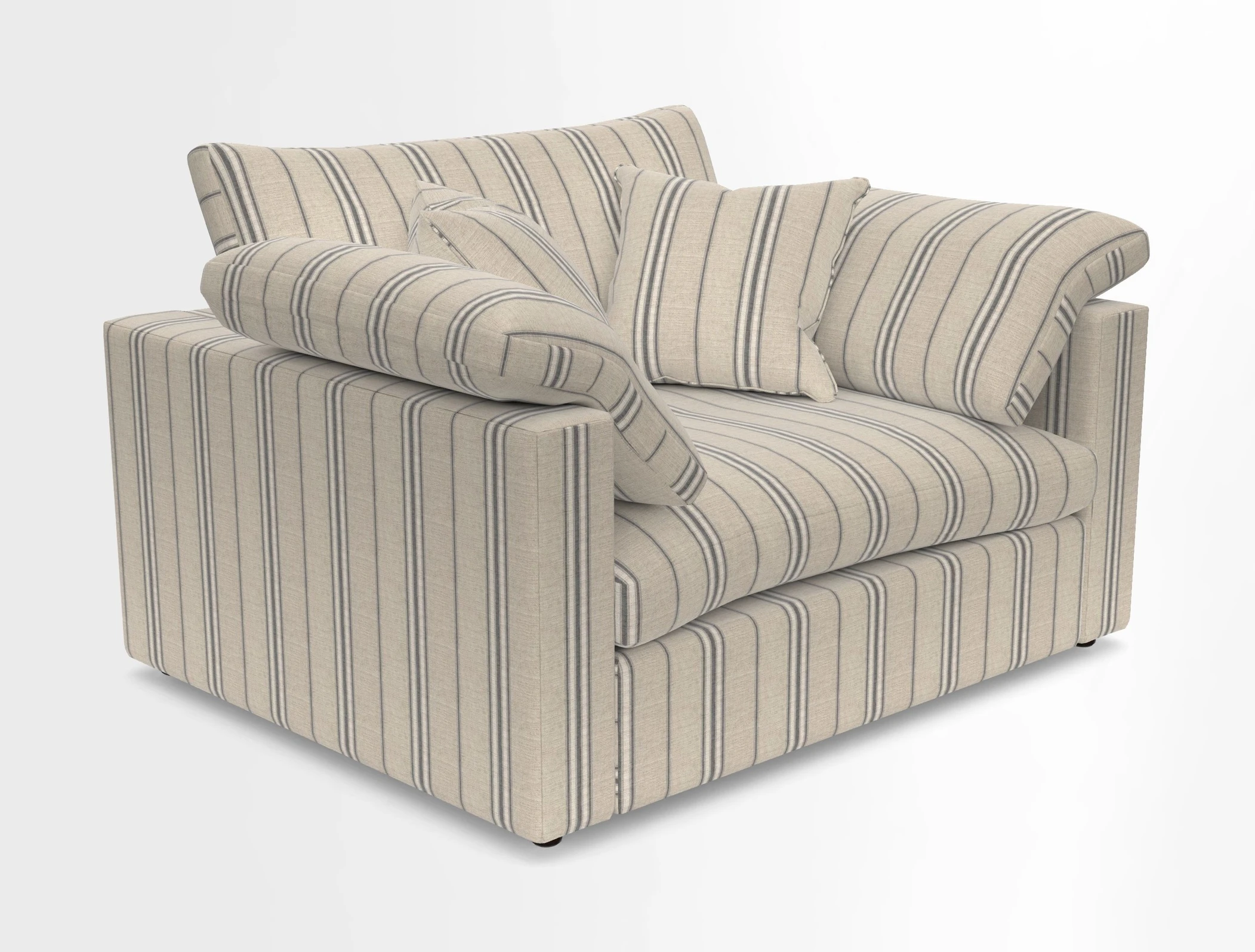 Big Softie Straight Arm Snuggler in Two Tone Plain Biscuit