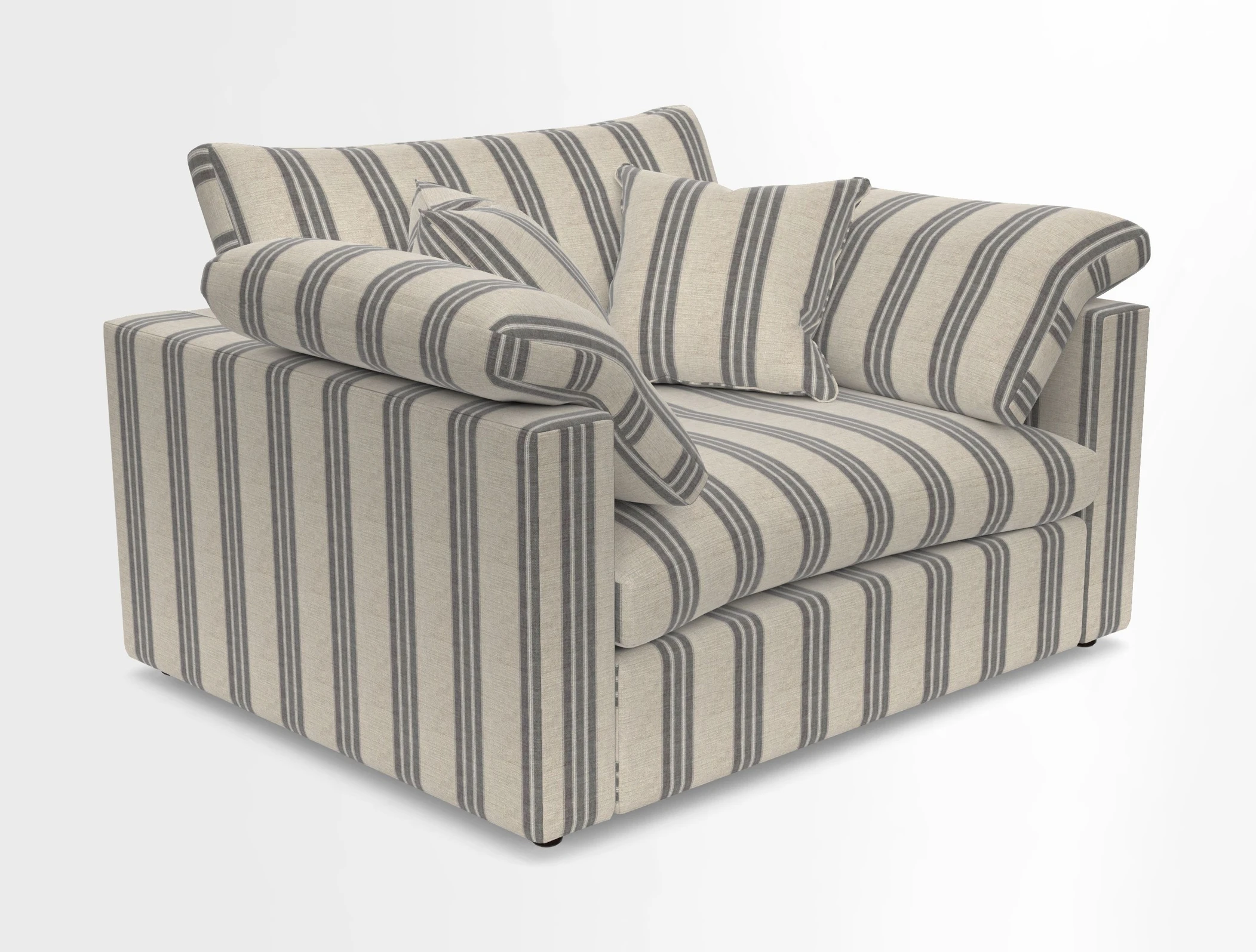 Big Softie Straight Arm Snuggler in Two Tone Plain Biscuit