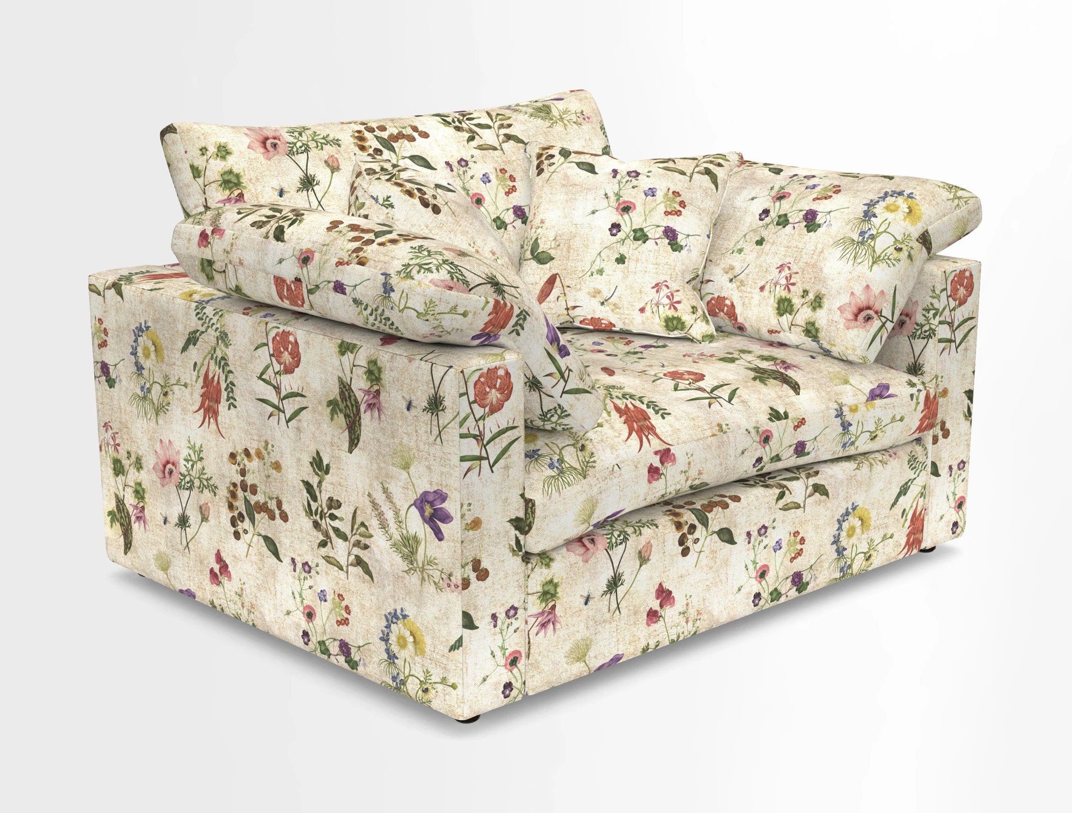 Big Softie Straight Arm Snuggler in Two Tone Plain Biscuit