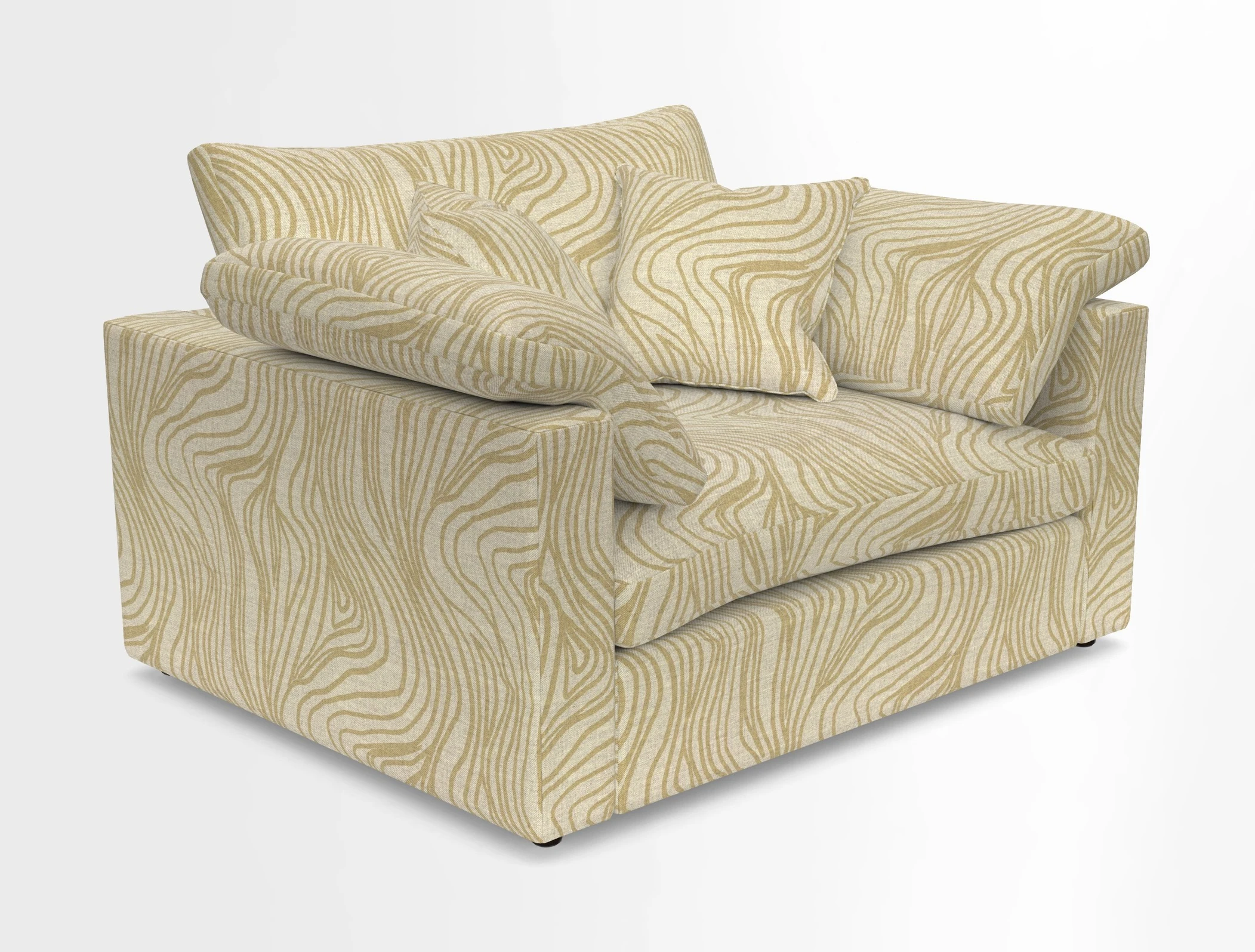 Big Softie Straight Arm Snuggler in Two Tone Plain Biscuit