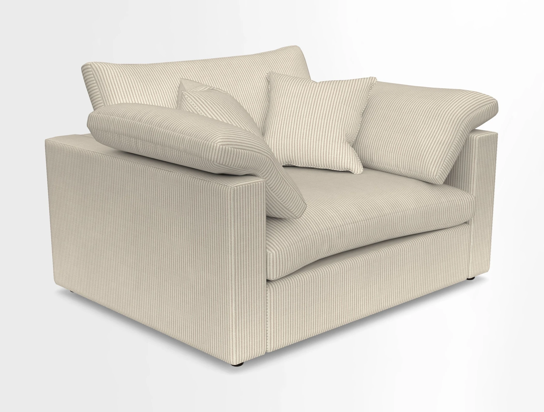 Big Softie Straight Arm Snuggler in Two Tone Plain Biscuit