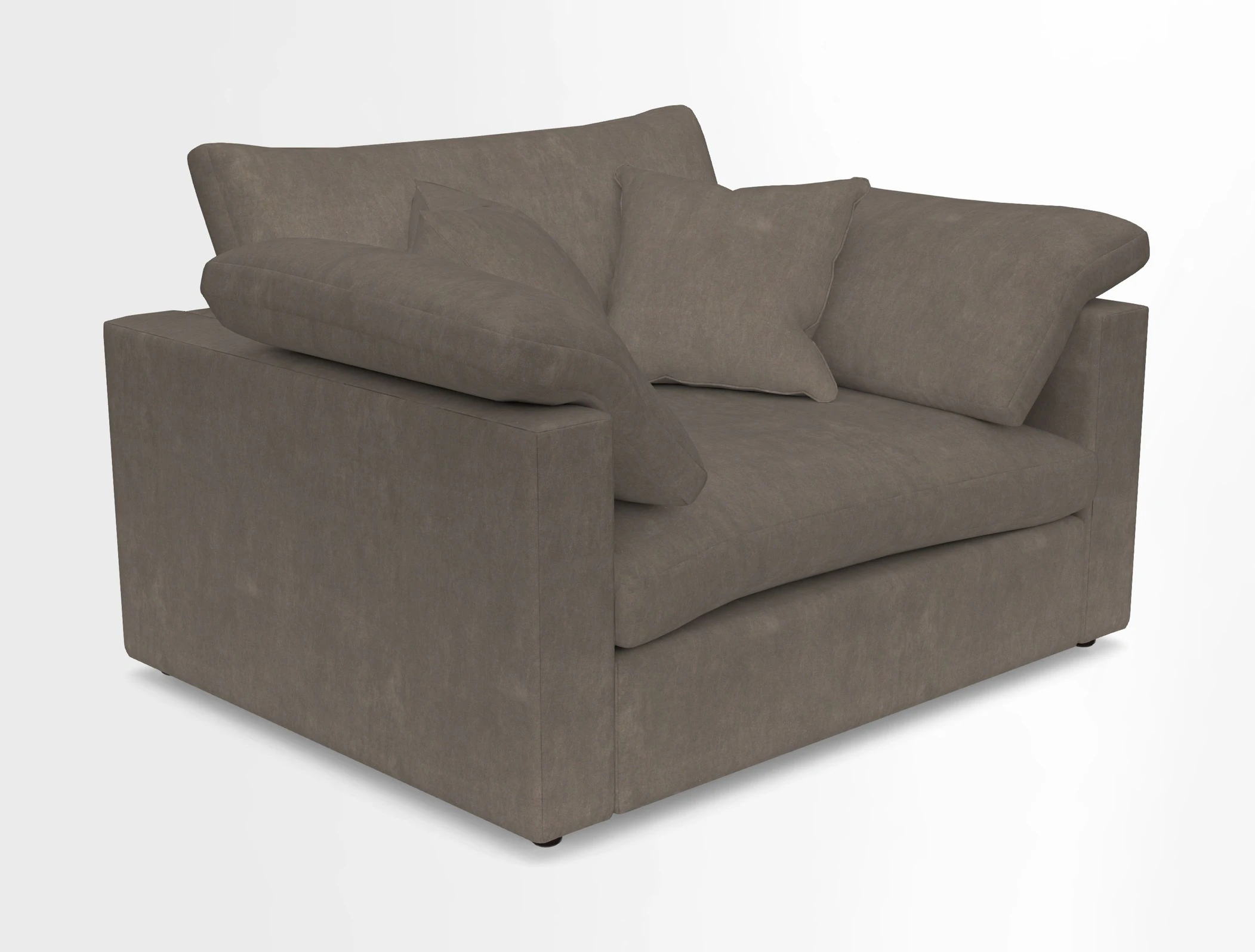 Big Softie Straight Arm Snuggler in Two Tone Plain Biscuit