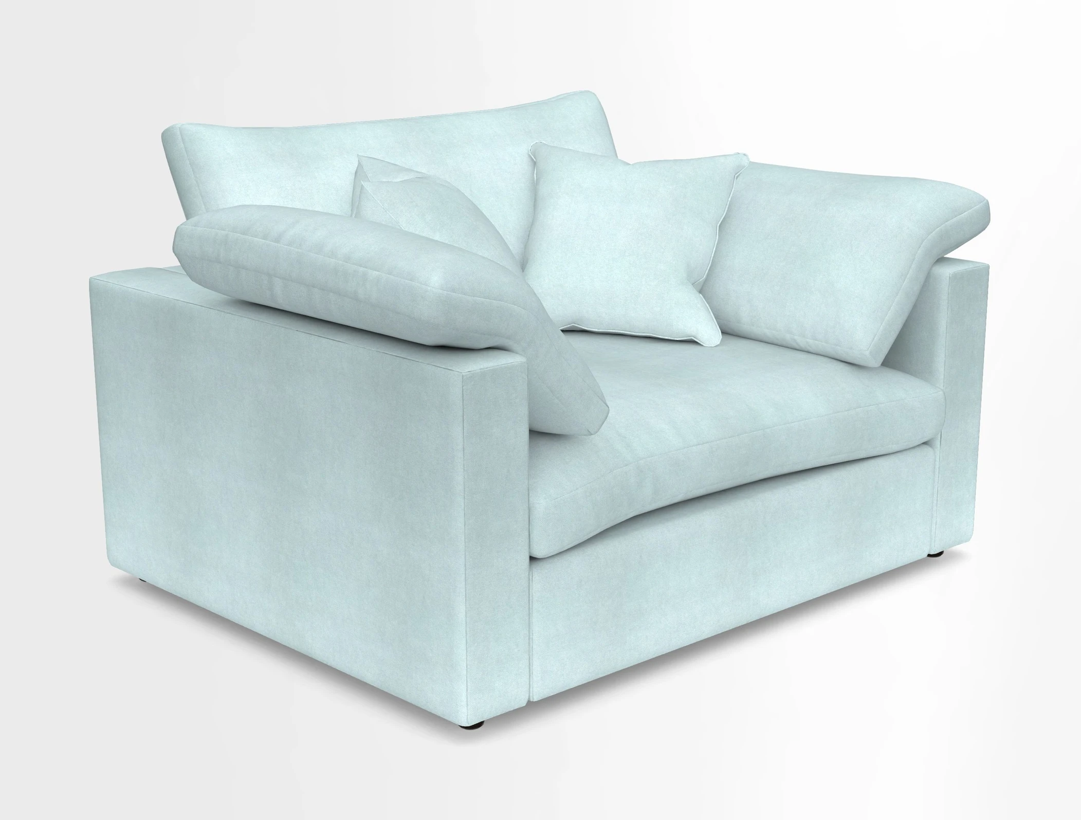Big Softie Straight Arm Snuggler in Two Tone Plain Biscuit