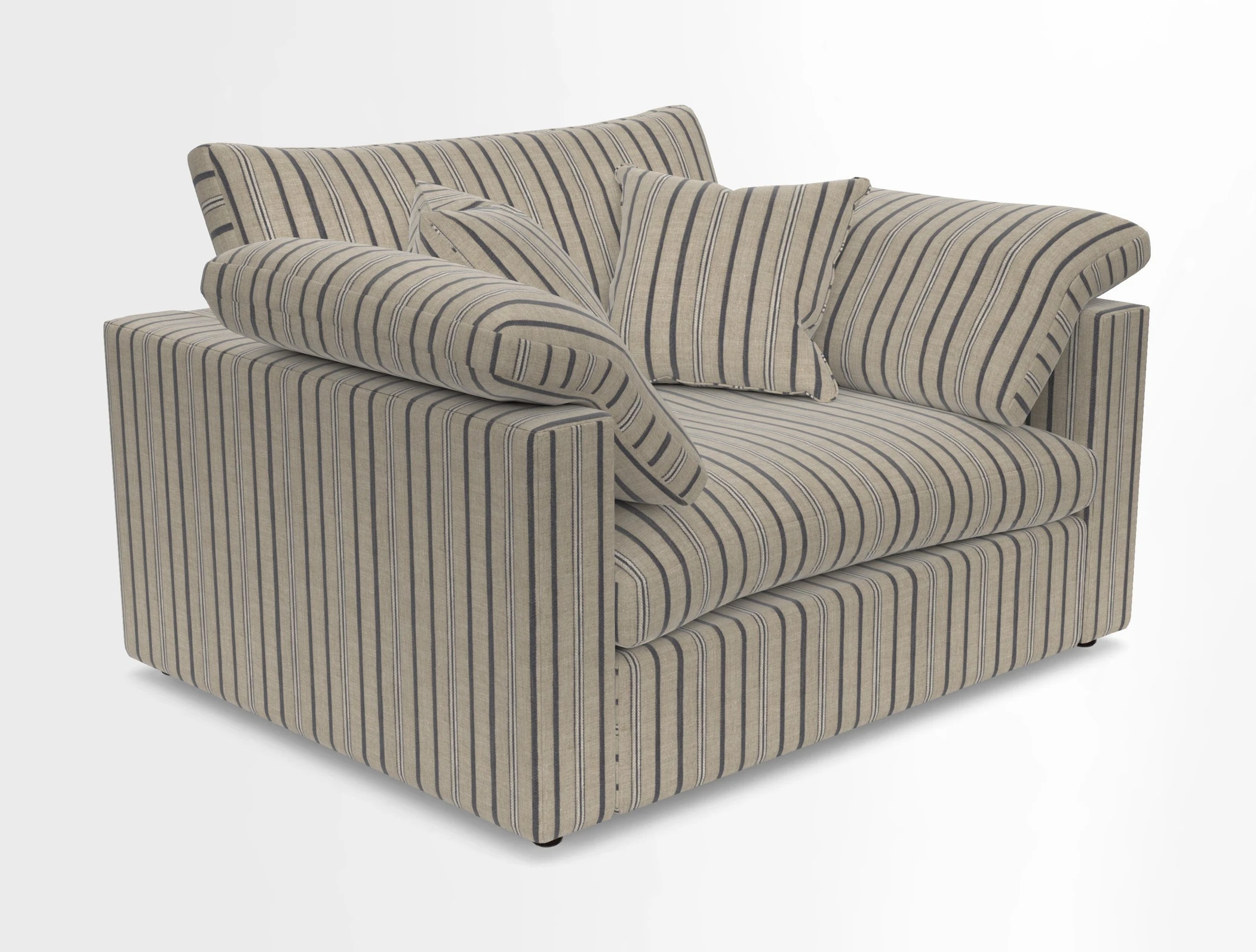 Big Softie Straight Arm Snuggler in Two Tone Plain Biscuit