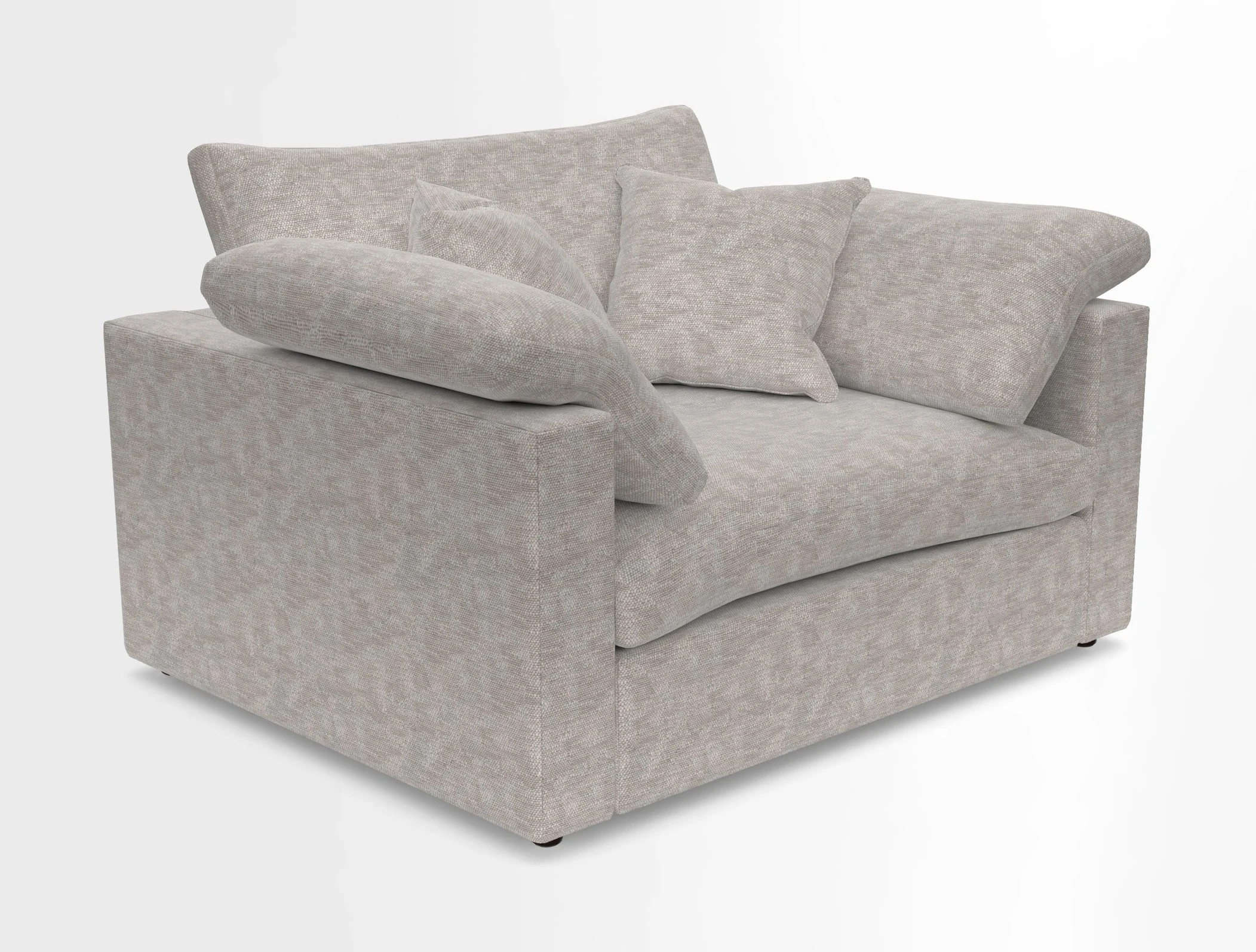 Big Softie Straight Arm Snuggler in Two Tone Plain Biscuit
