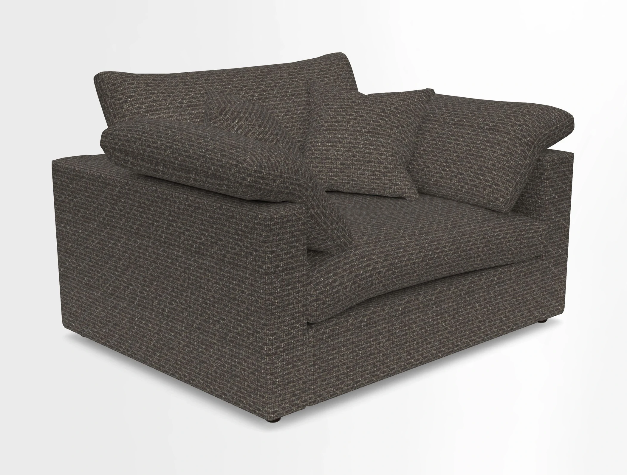 Big Softie Straight Arm Snuggler in Two Tone Plain Biscuit