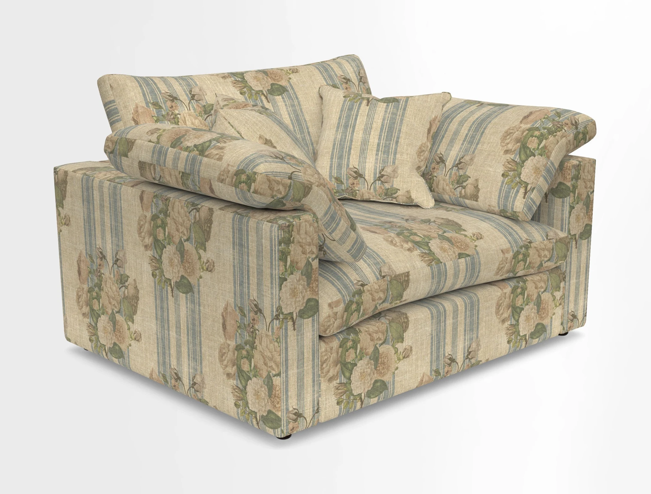 Big Softie Straight Arm Snuggler in Two Tone Plain Biscuit