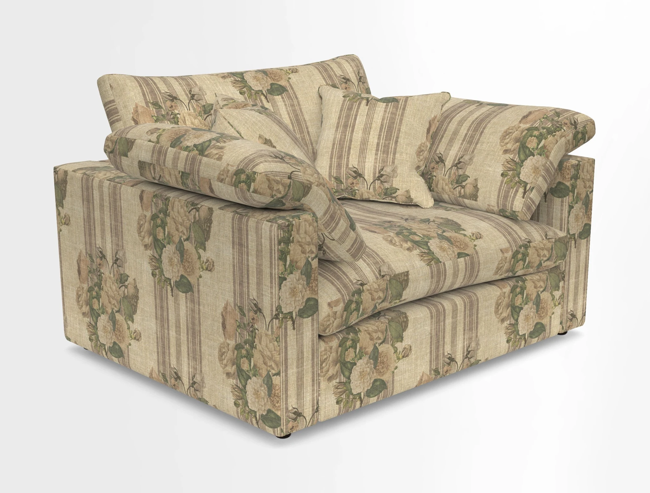 Big Softie Straight Arm Snuggler in Two Tone Plain Biscuit