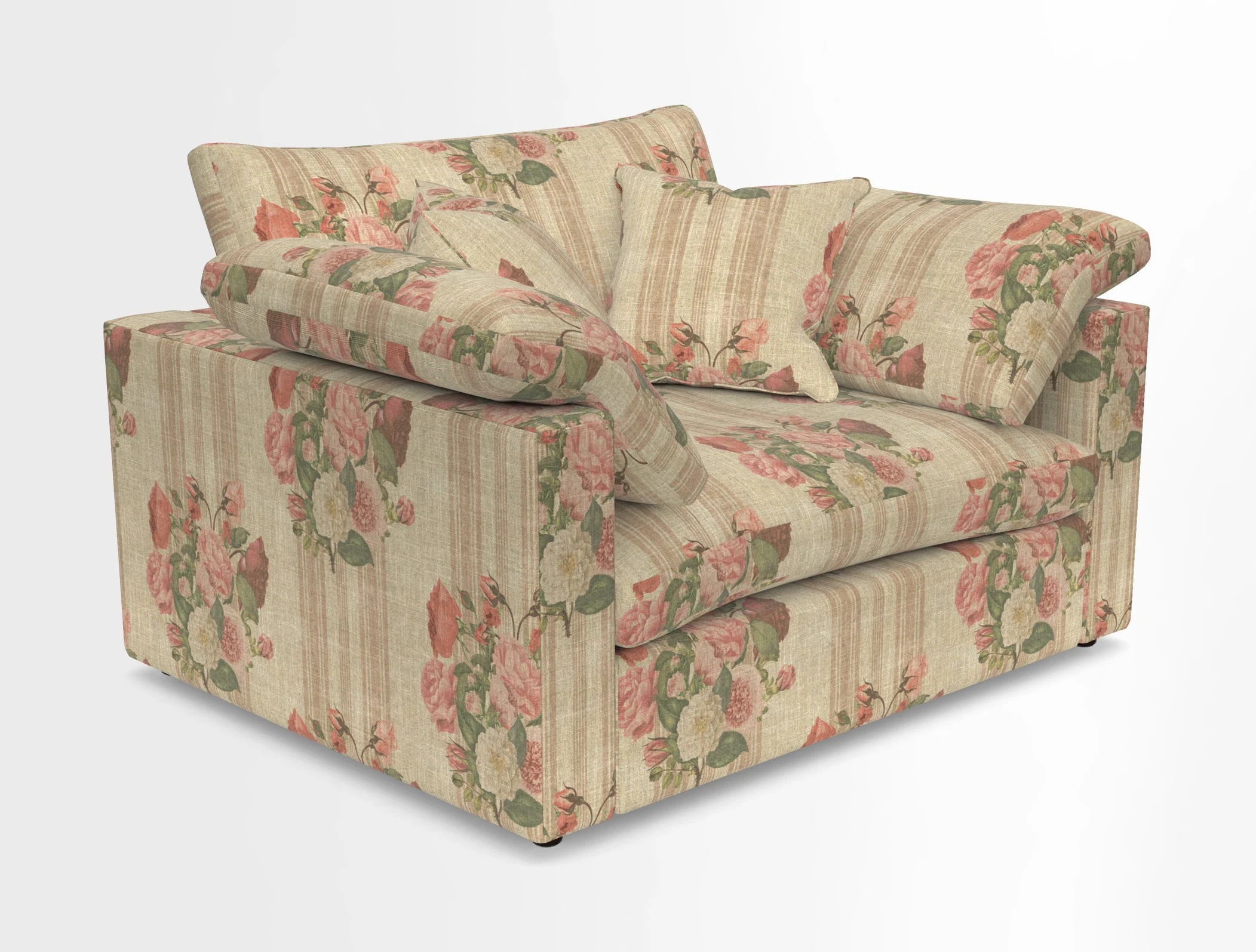 Big Softie Straight Arm Snuggler in Two Tone Plain Biscuit