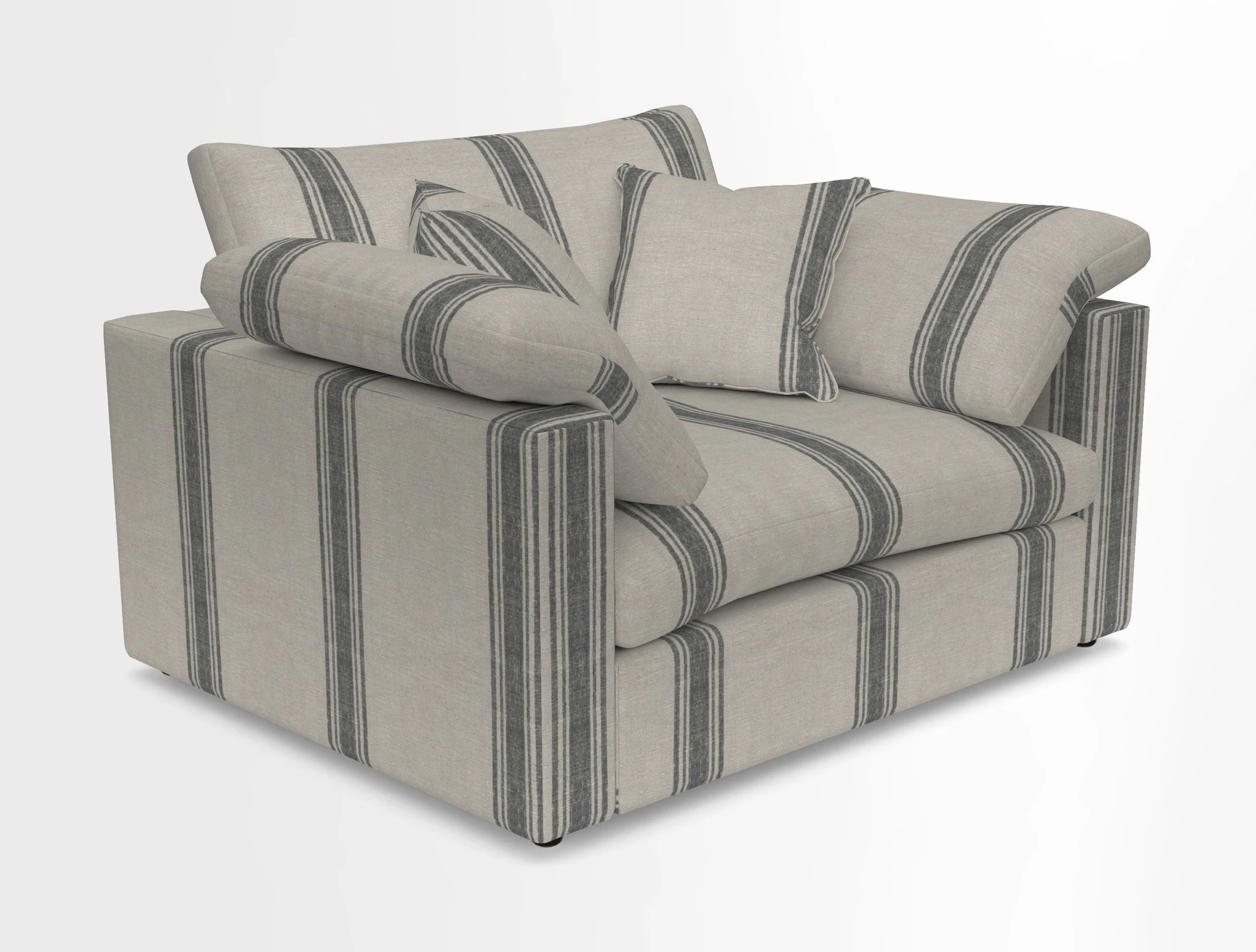 Big Softie Straight Arm Snuggler in Two Tone Plain Biscuit