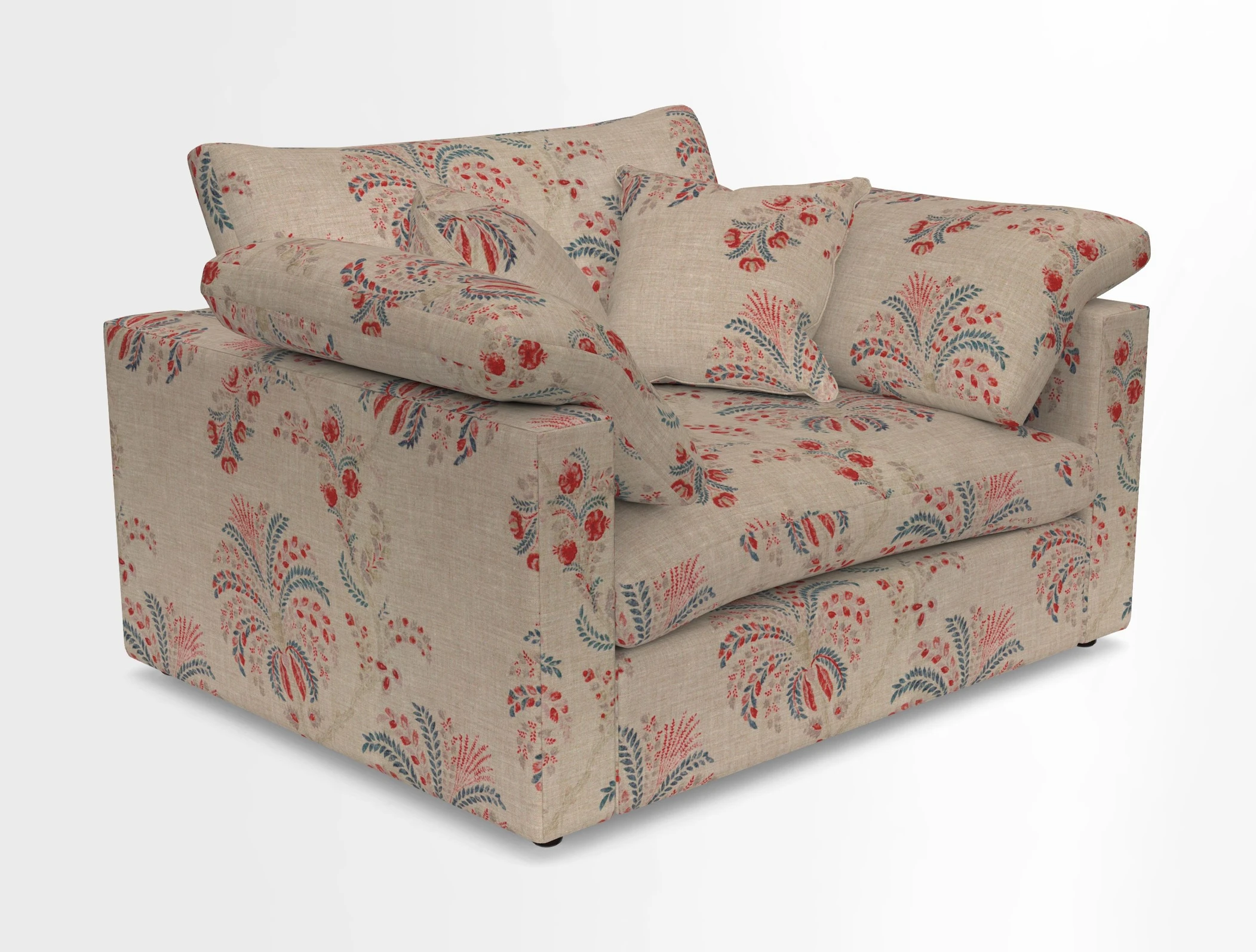 Big Softie Straight Arm Snuggler in Two Tone Plain Biscuit