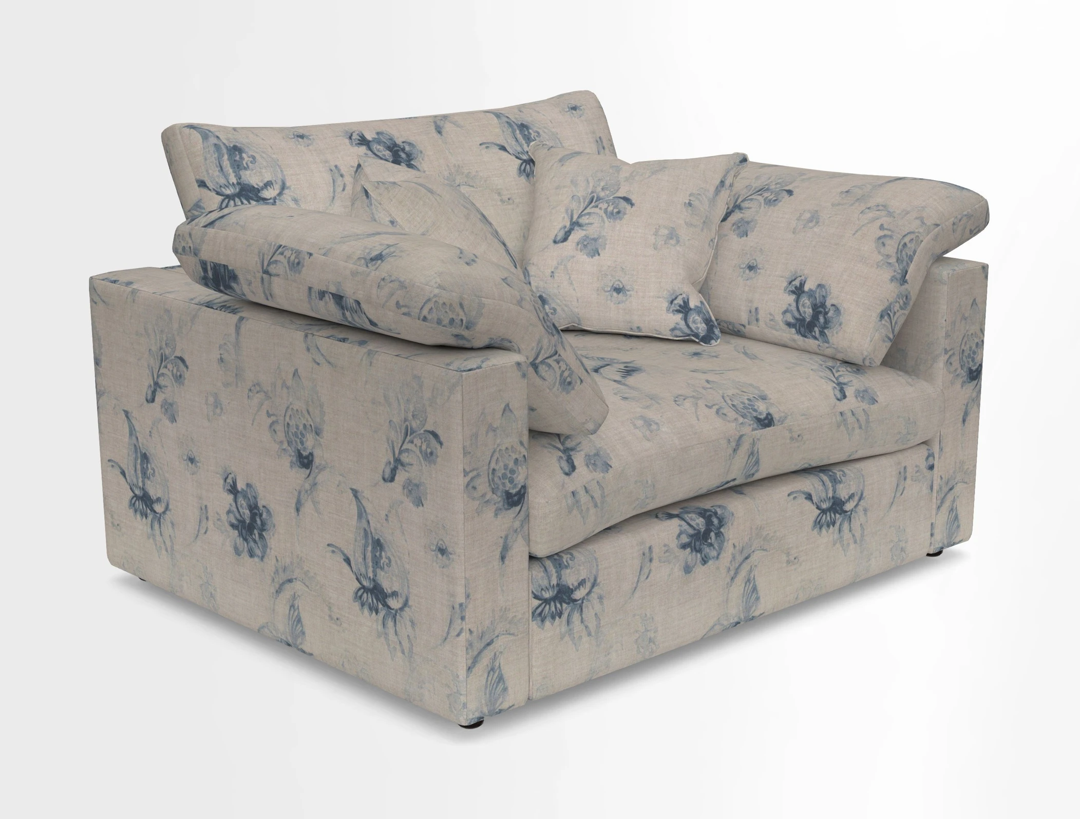 Big Softie Straight Arm Snuggler in Two Tone Plain Biscuit