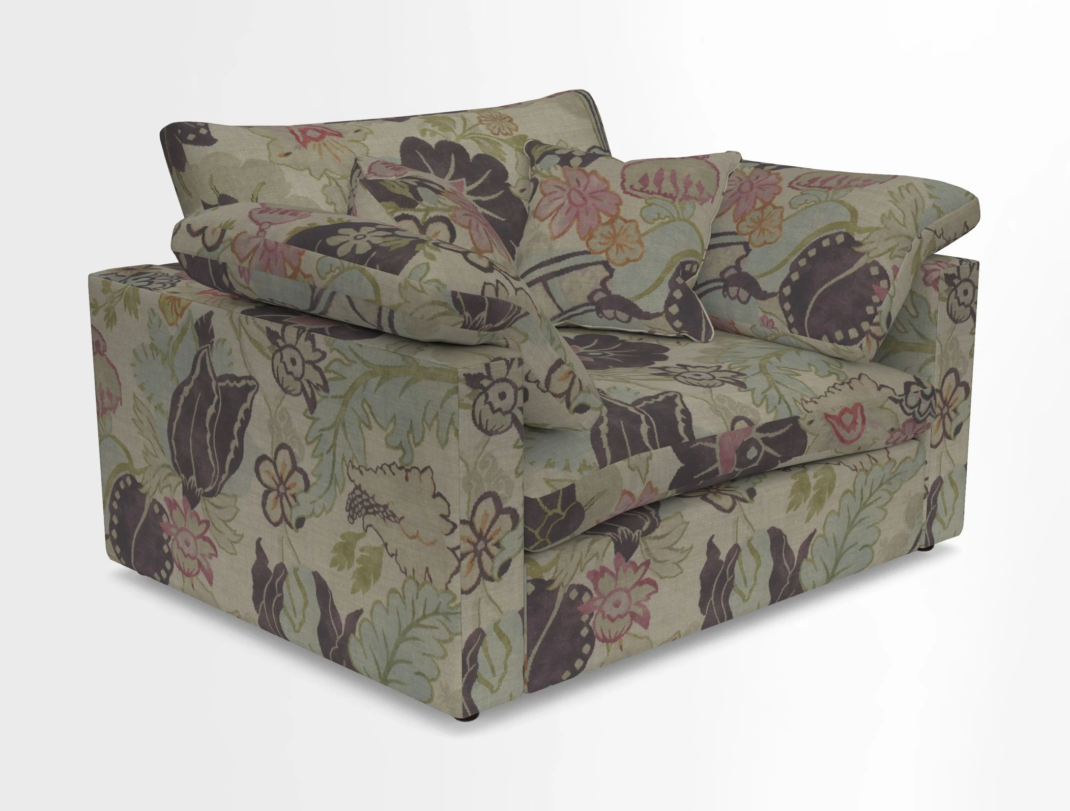 Big Softie Straight Arm Snuggler in Two Tone Plain Biscuit