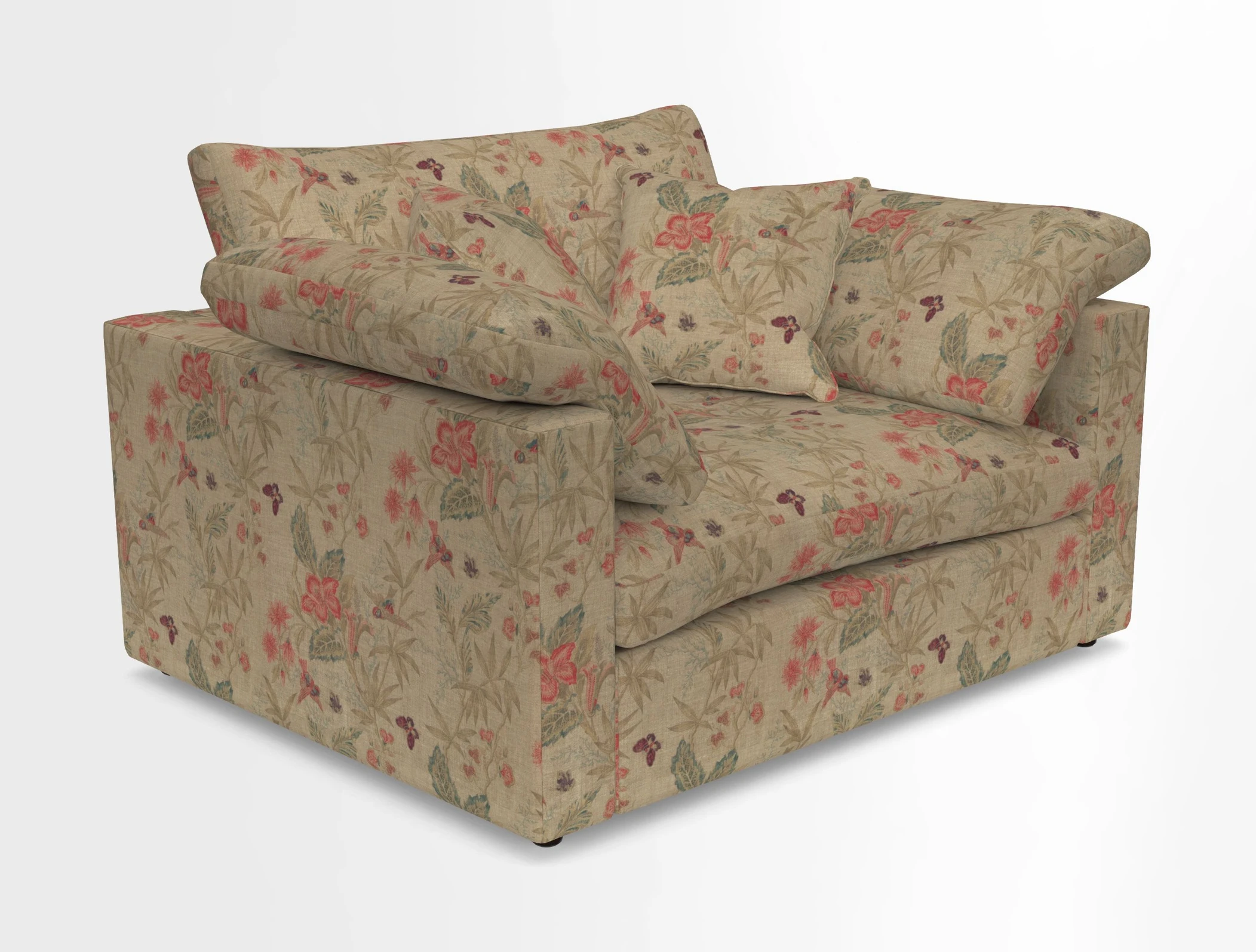Big Softie Straight Arm Snuggler in Two Tone Plain Biscuit