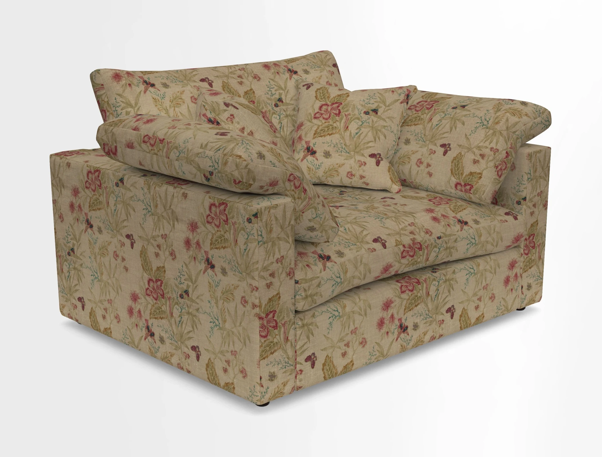 Big Softie Straight Arm Snuggler in Two Tone Plain Biscuit