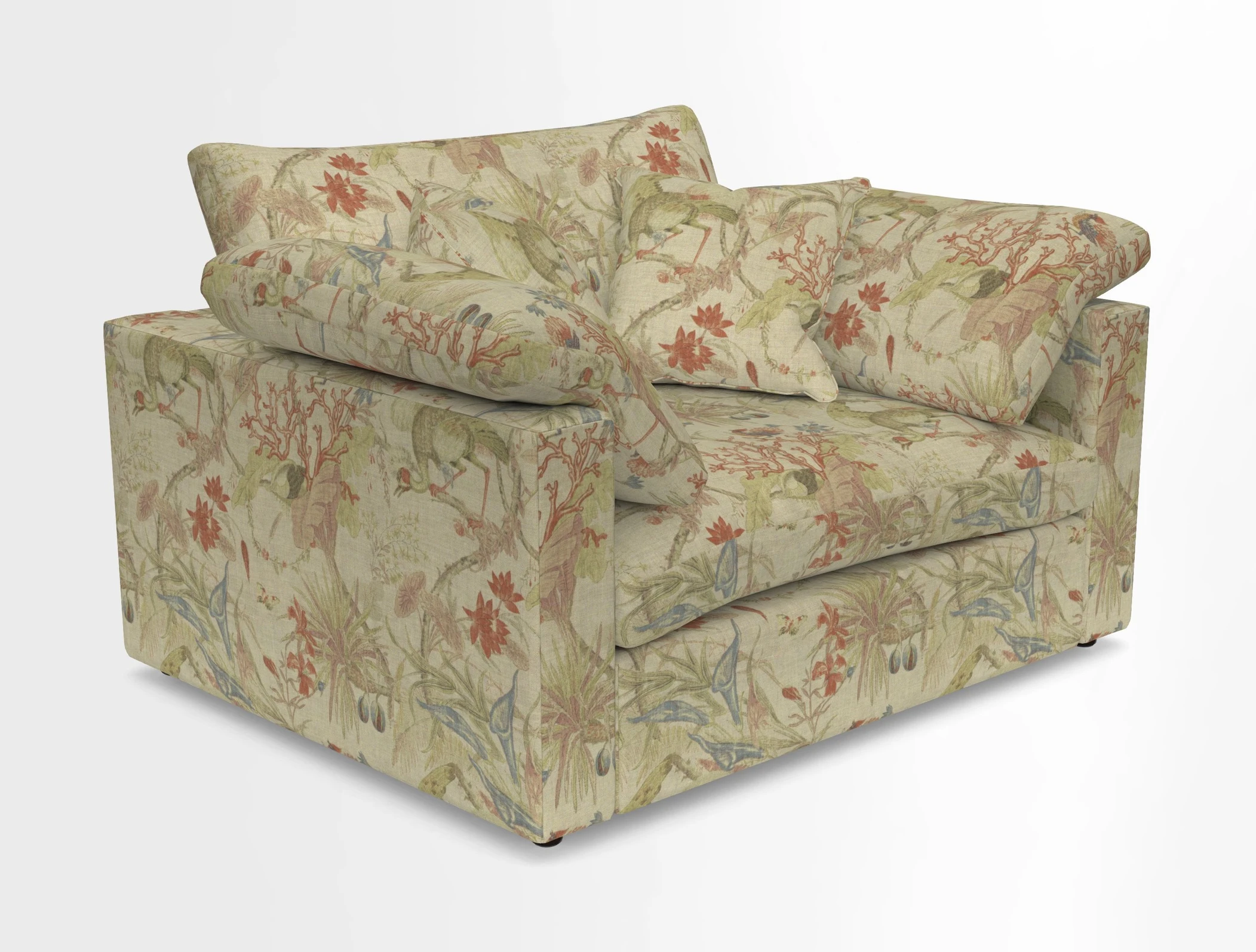 Big Softie Straight Arm Snuggler in Two Tone Plain Biscuit