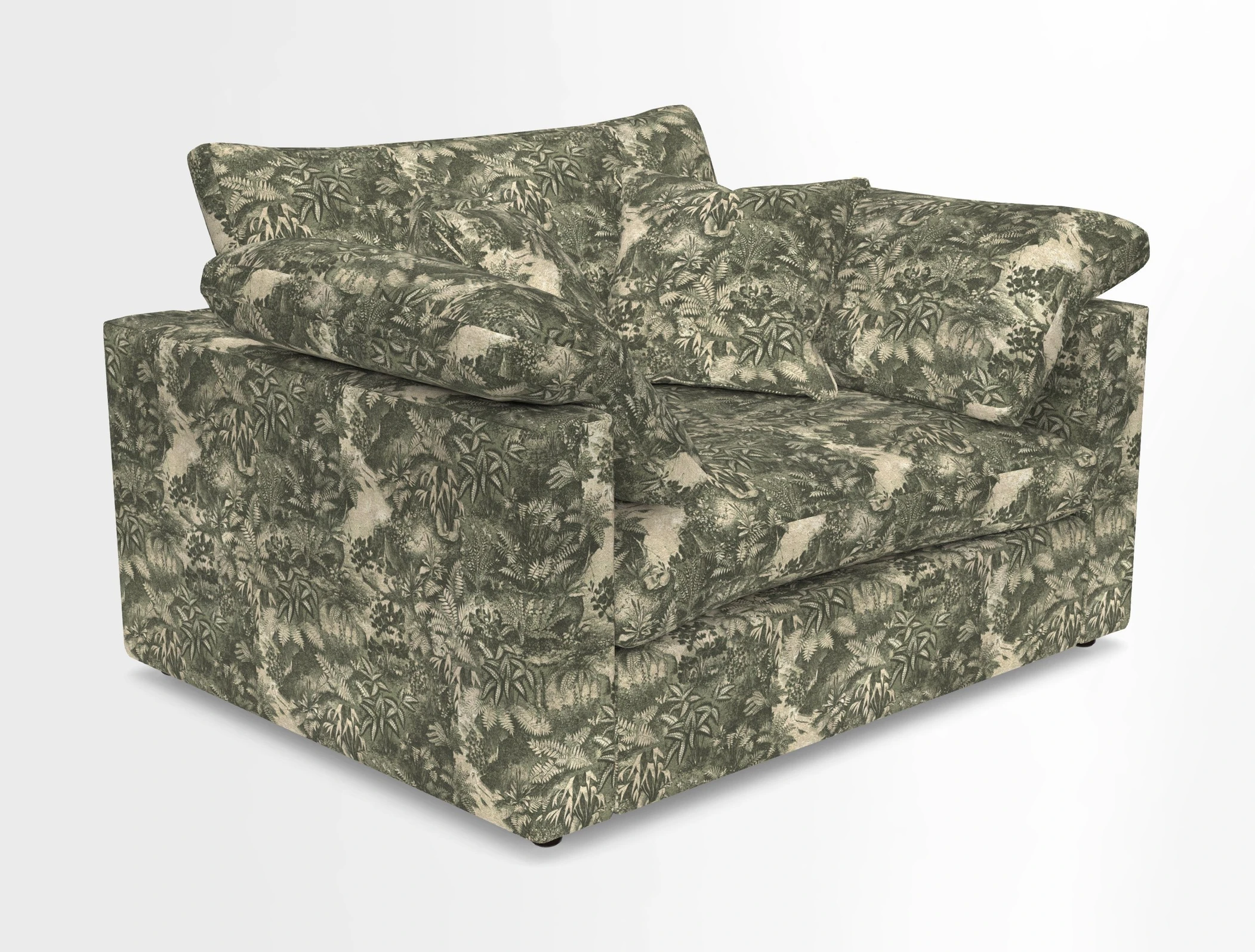 Big Softie Straight Arm Snuggler in Two Tone Plain Biscuit