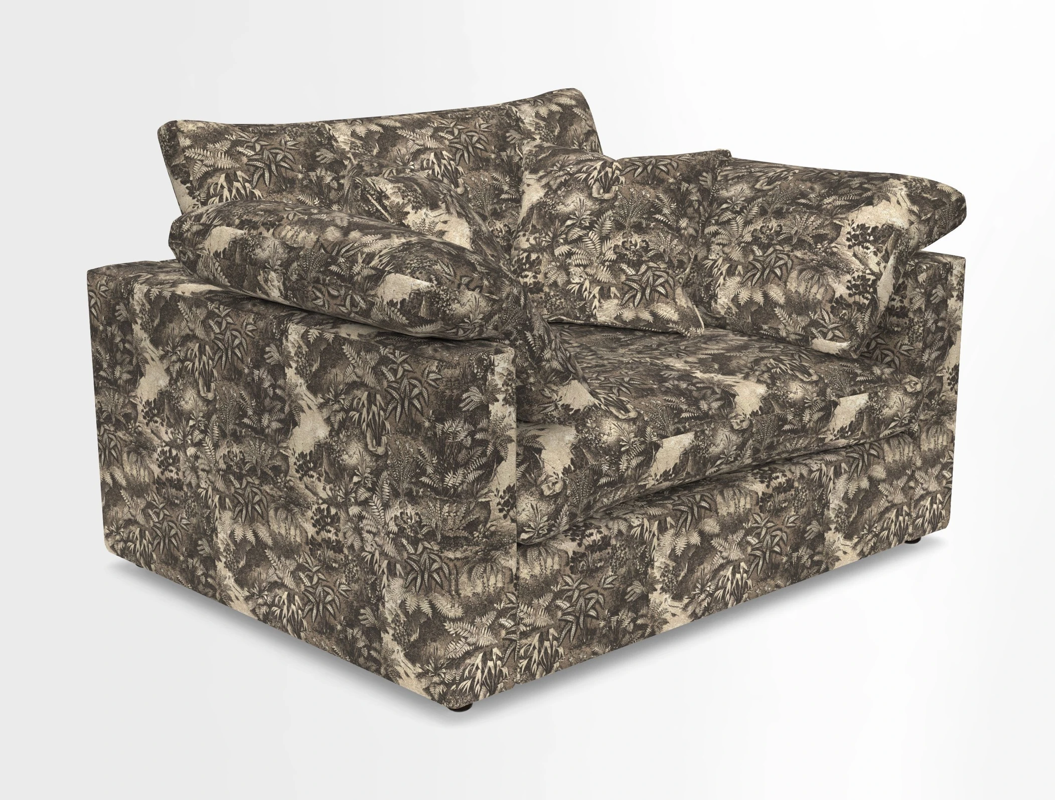 Big Softie Straight Arm Snuggler in Two Tone Plain Biscuit