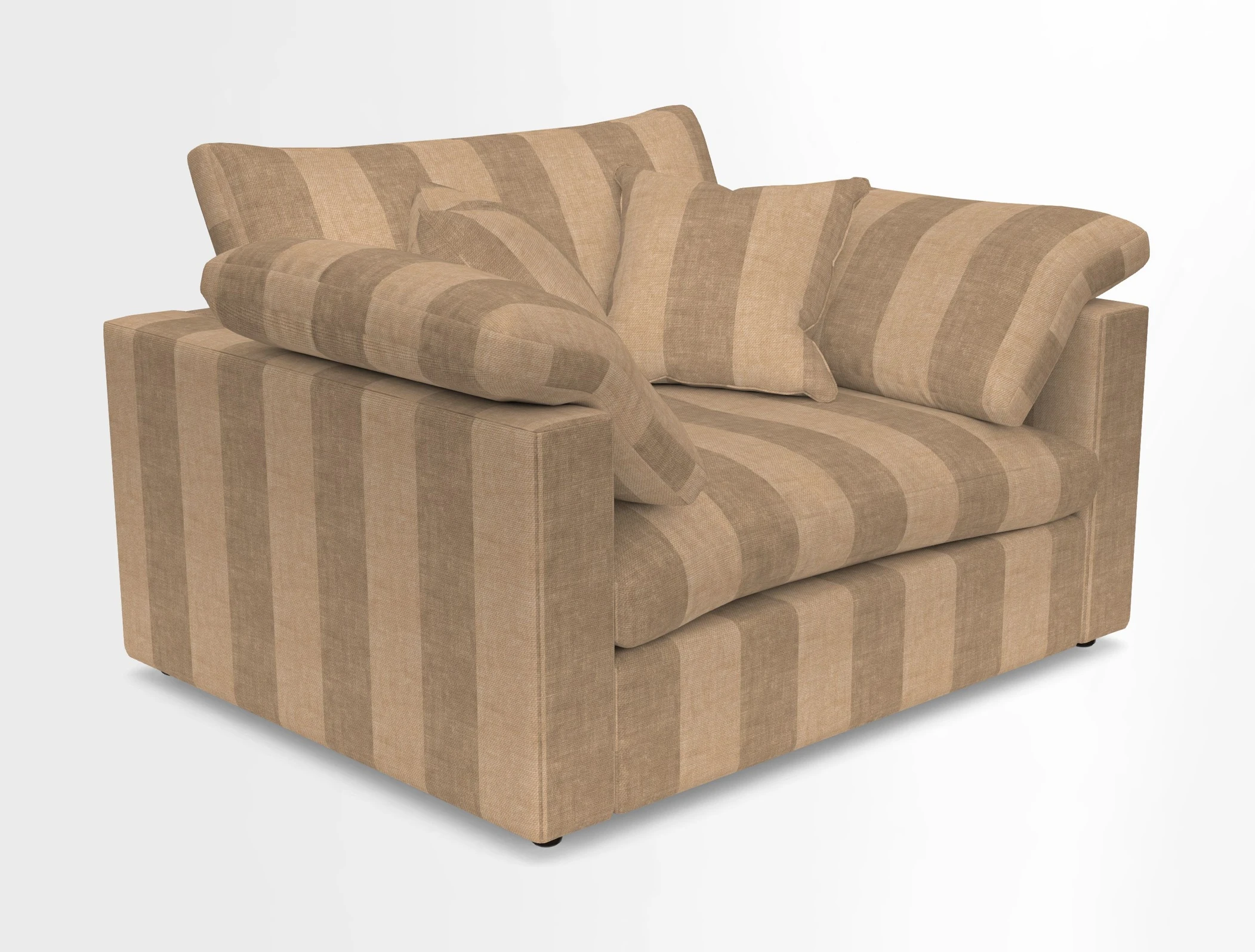 Big Softie Straight Arm Snuggler in Two Tone Plain Biscuit