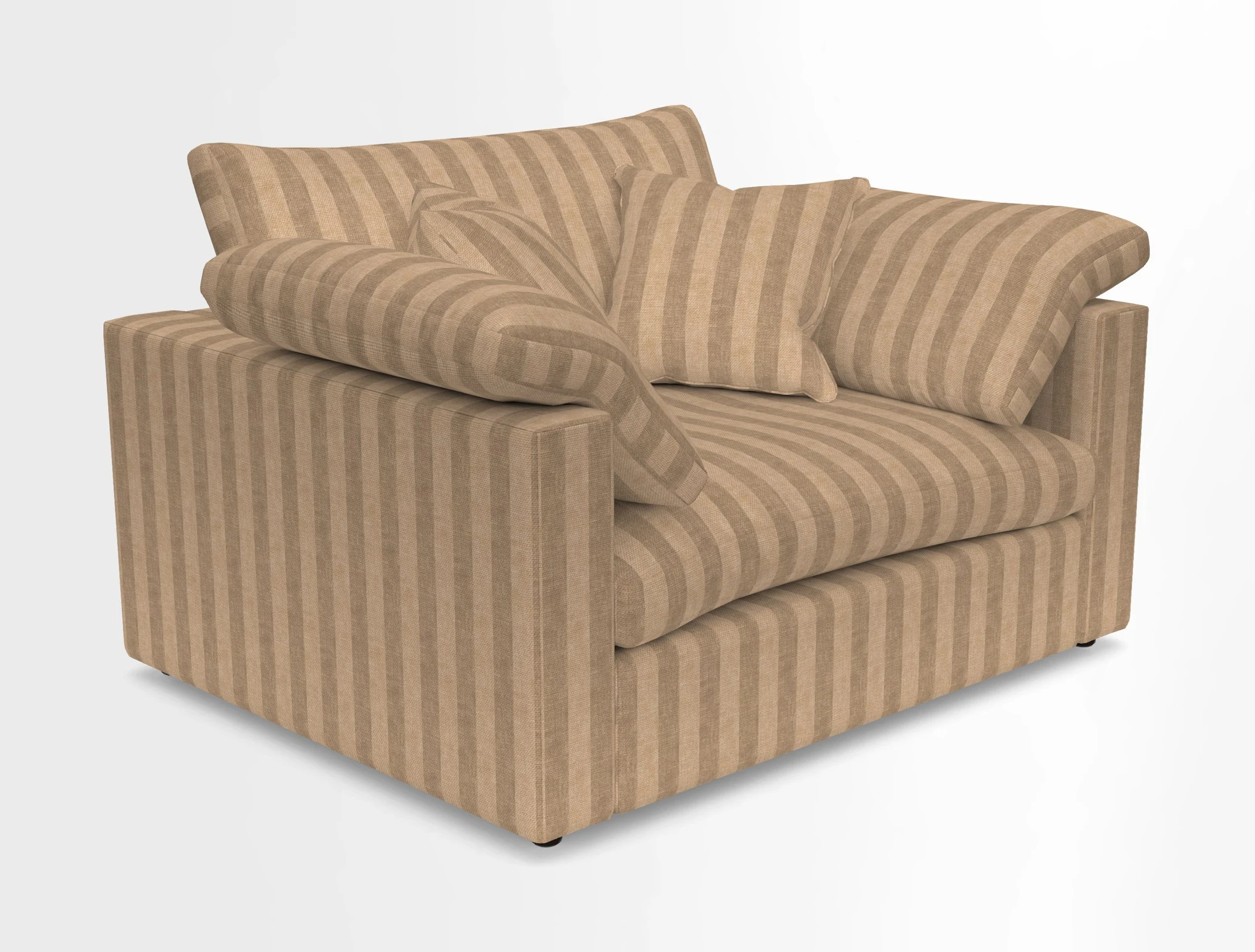 Big Softie Straight Arm Snuggler in Two Tone Plain Biscuit