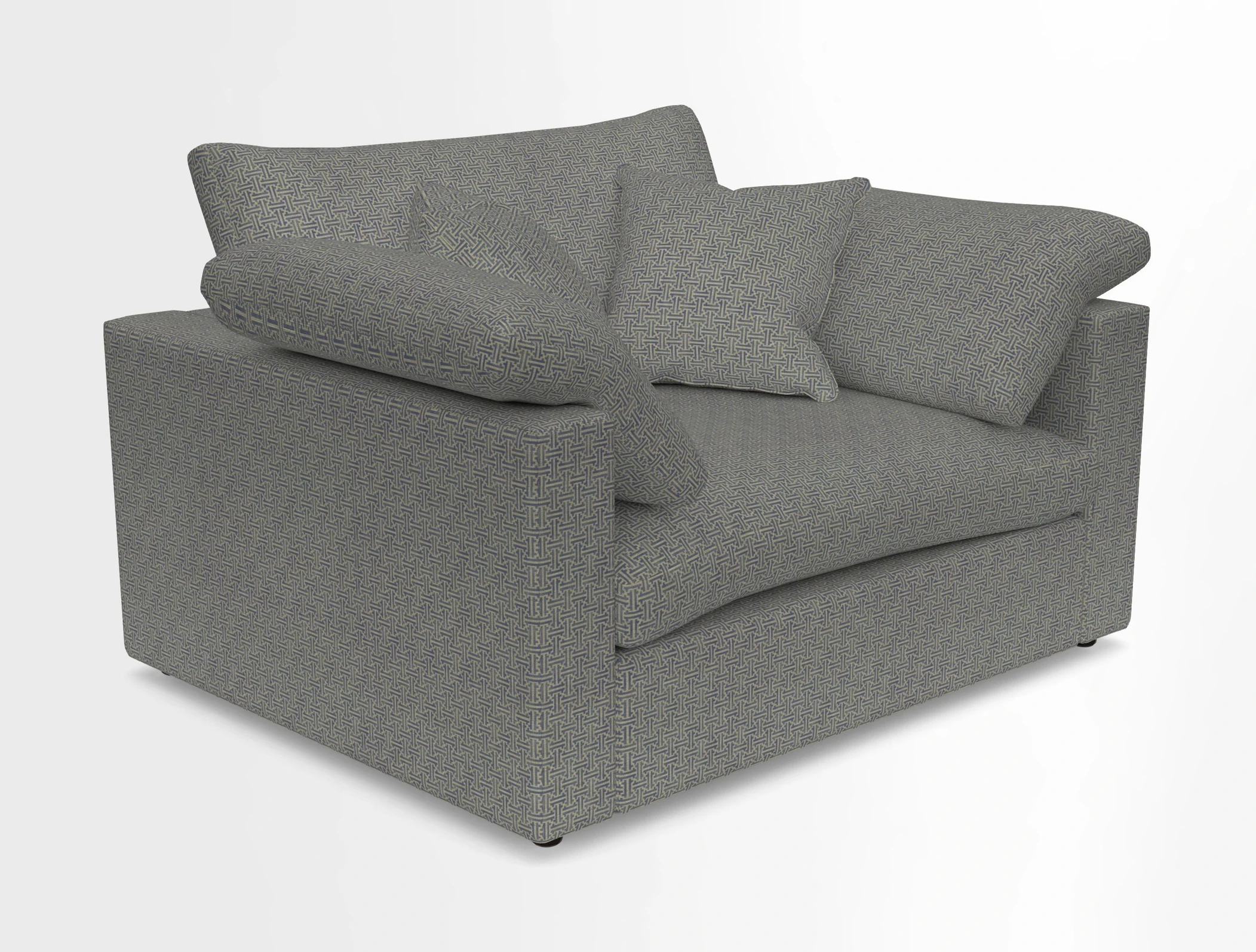 Big Softie Straight Arm Snuggler in Two Tone Plain Biscuit