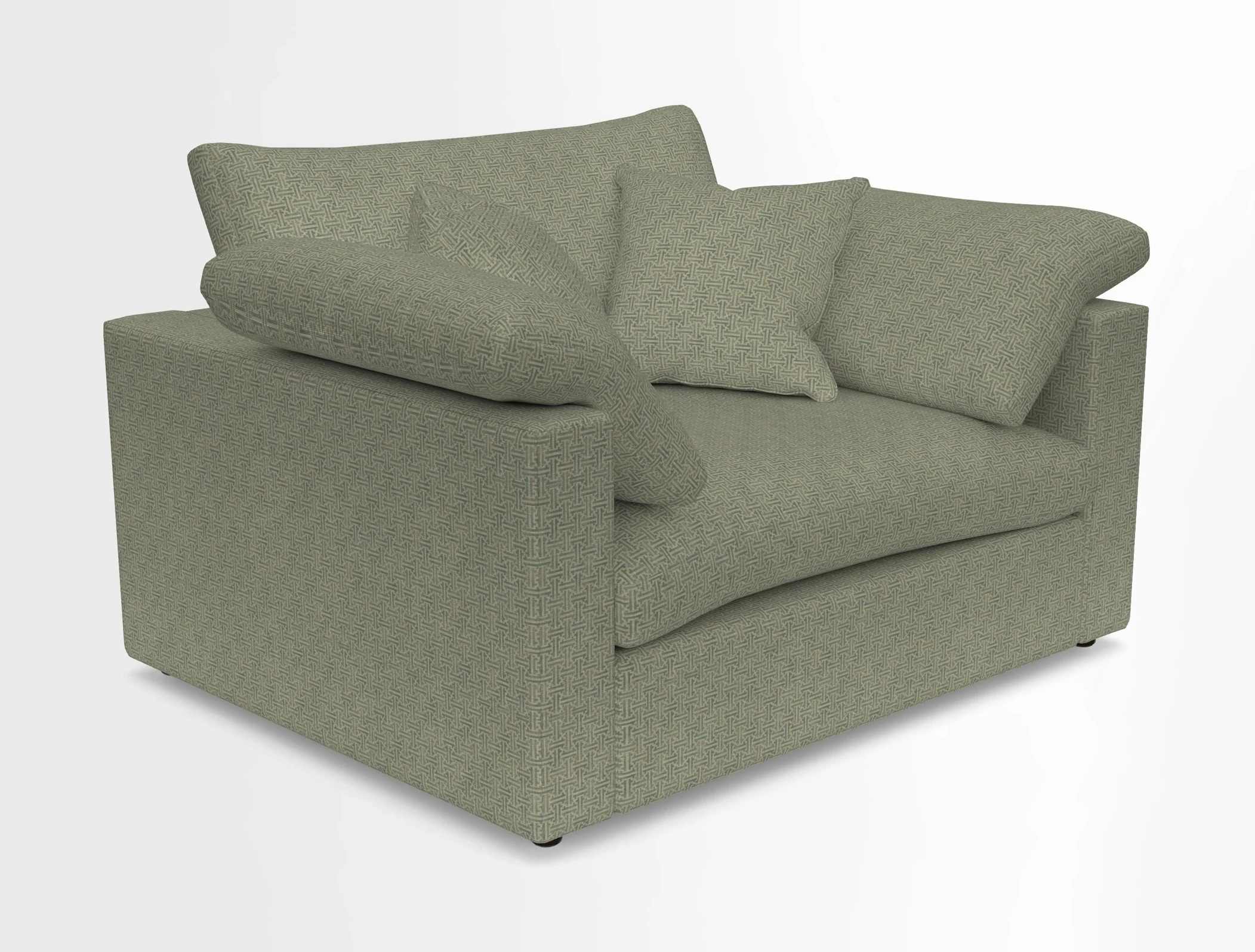 Big Softie Straight Arm Snuggler in Two Tone Plain Biscuit
