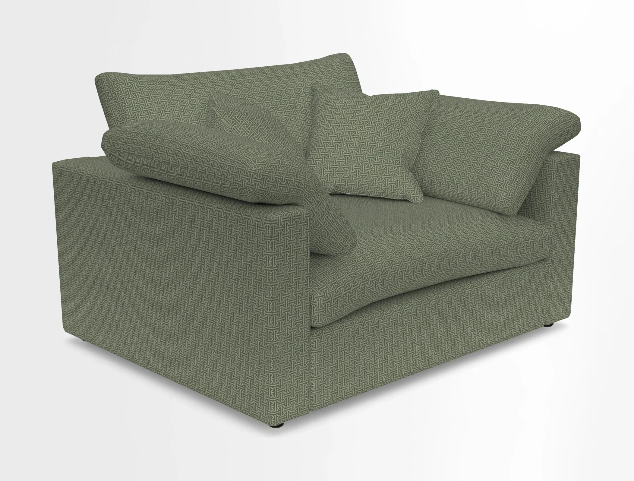 Big Softie Straight Arm Snuggler in Two Tone Plain Biscuit