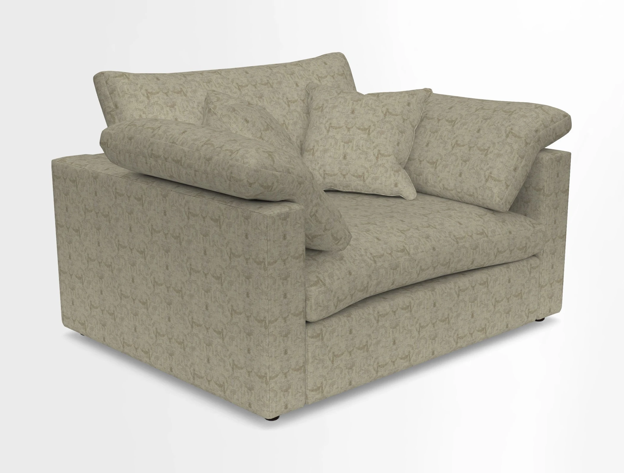 Big Softie Straight Arm Snuggler in Two Tone Plain Biscuit