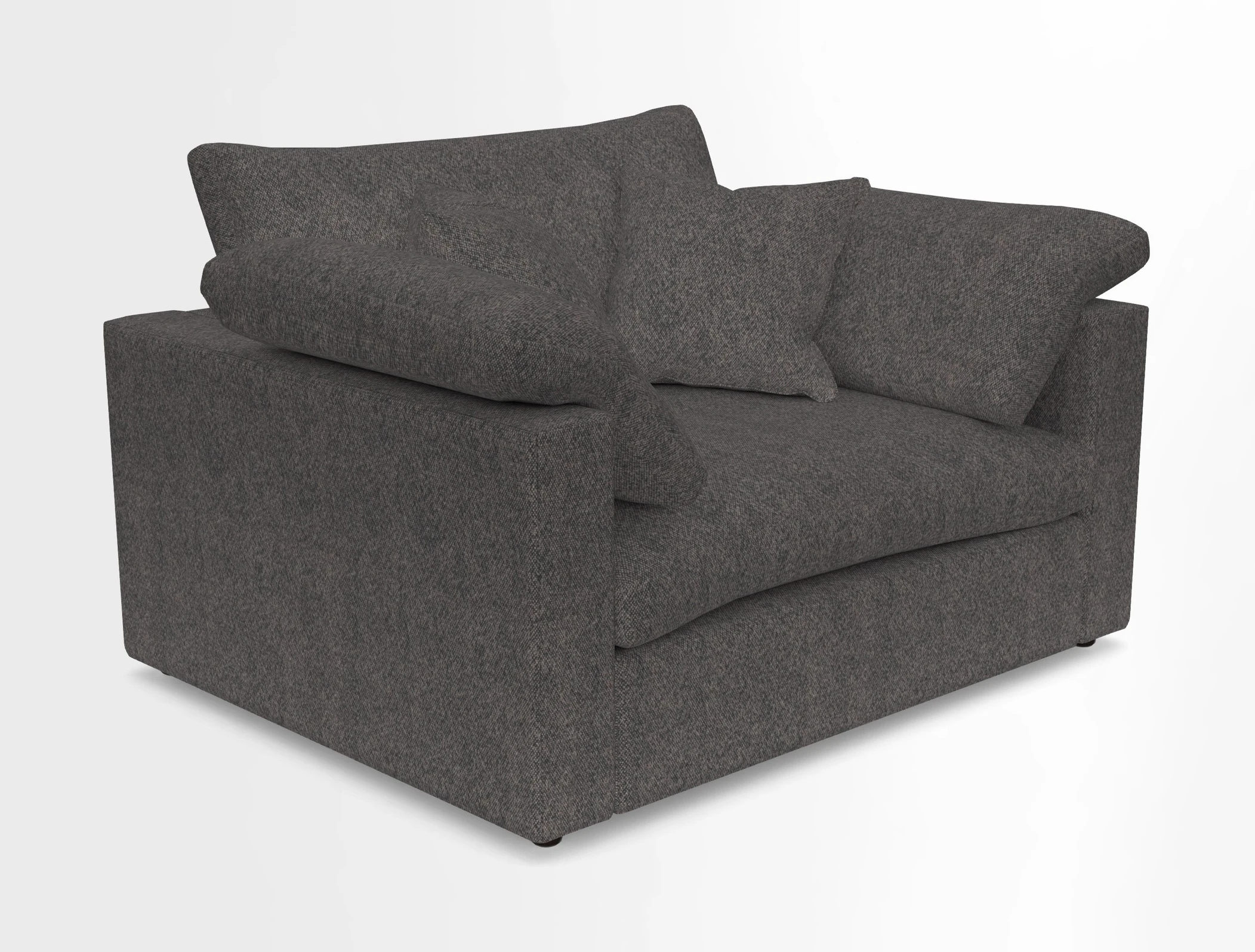 Big Softie Straight Arm Snuggler in Two Tone Plain Biscuit