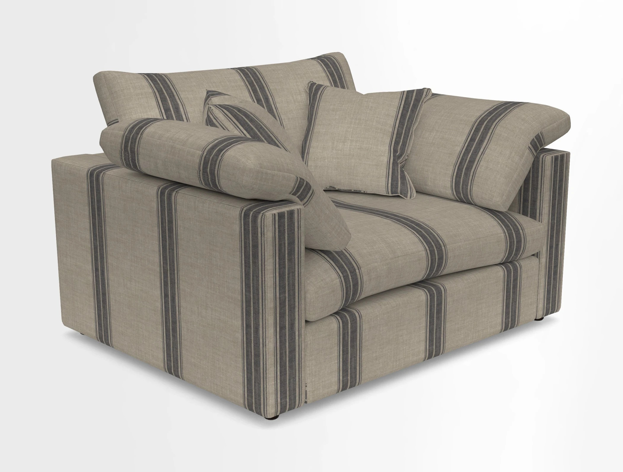 Big Softie Straight Arm Snuggler in Two Tone Plain Biscuit