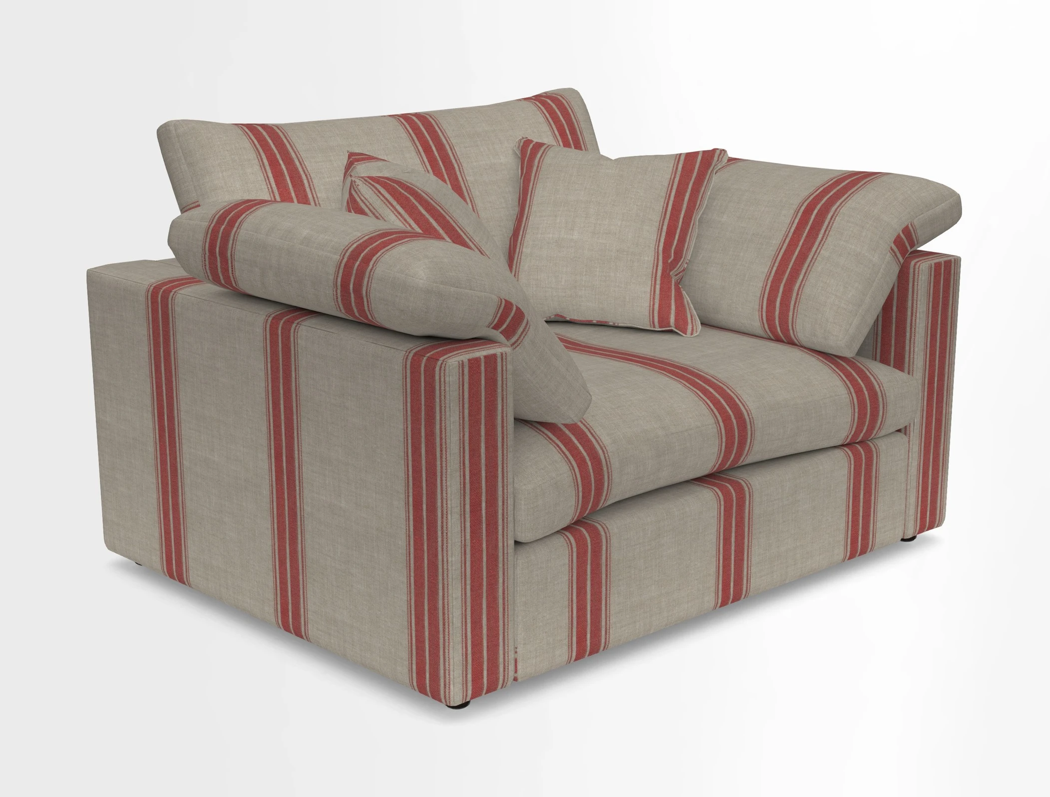 Big Softie Straight Arm Snuggler in Two Tone Plain Biscuit
