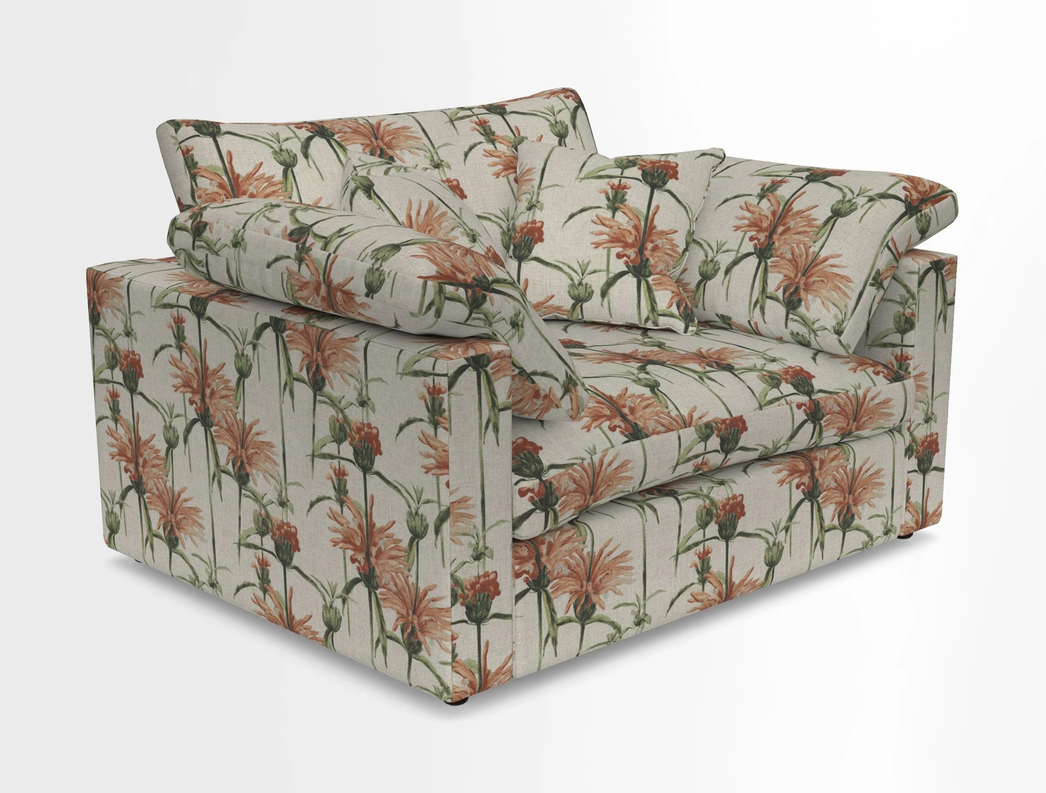 Big Softie Straight Arm Snuggler in Two Tone Plain Biscuit