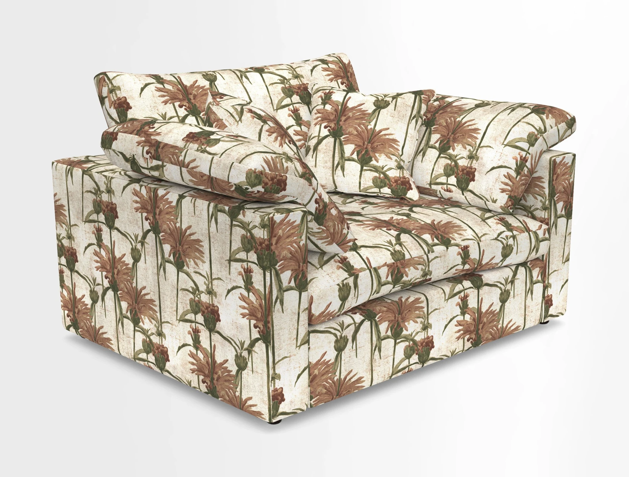 Big Softie Straight Arm Snuggler in Two Tone Plain Biscuit