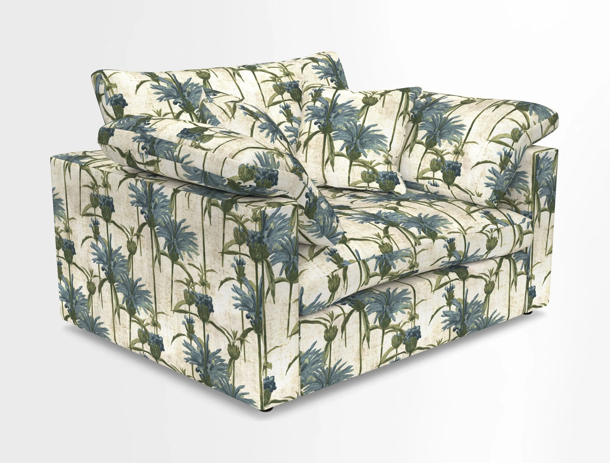 Big Softie Straight Arm Snuggler in Two Tone Plain Biscuit