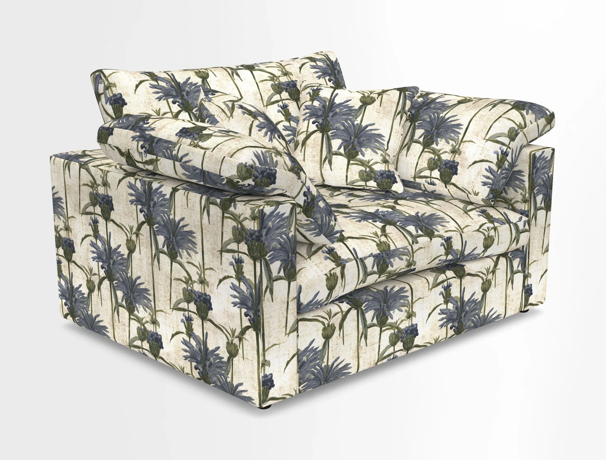 Big Softie Straight Arm Snuggler in Two Tone Plain Biscuit