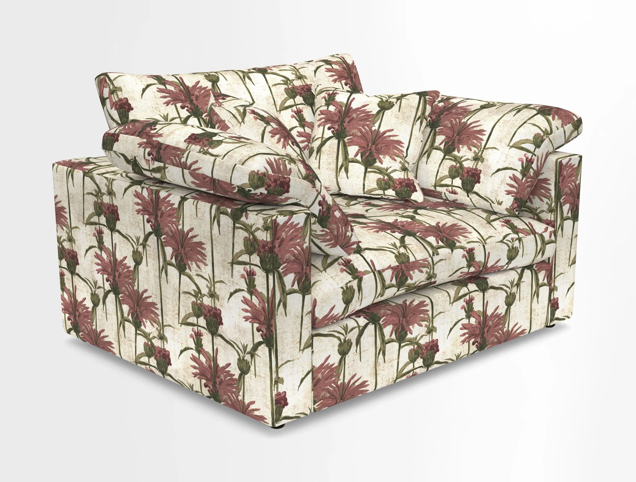 Big Softie Straight Arm Snuggler in Two Tone Plain Biscuit
