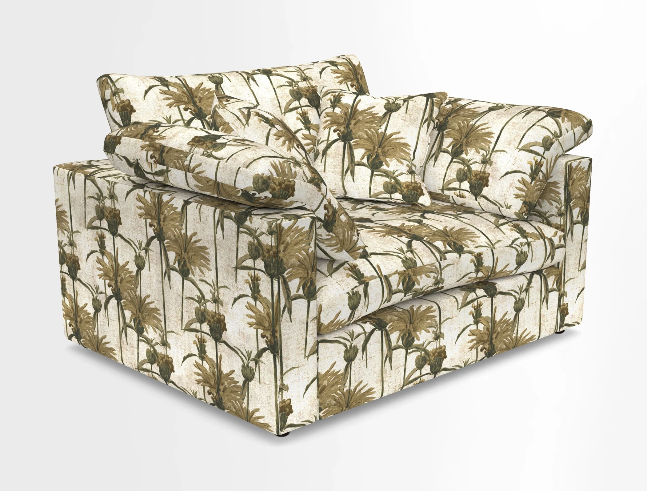 Big Softie Straight Arm Snuggler in Two Tone Plain Biscuit
