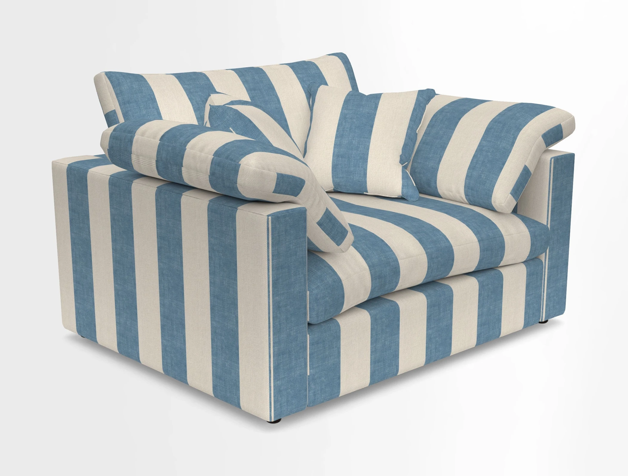 Big Softie Straight Arm Snuggler in Two Tone Plain Biscuit