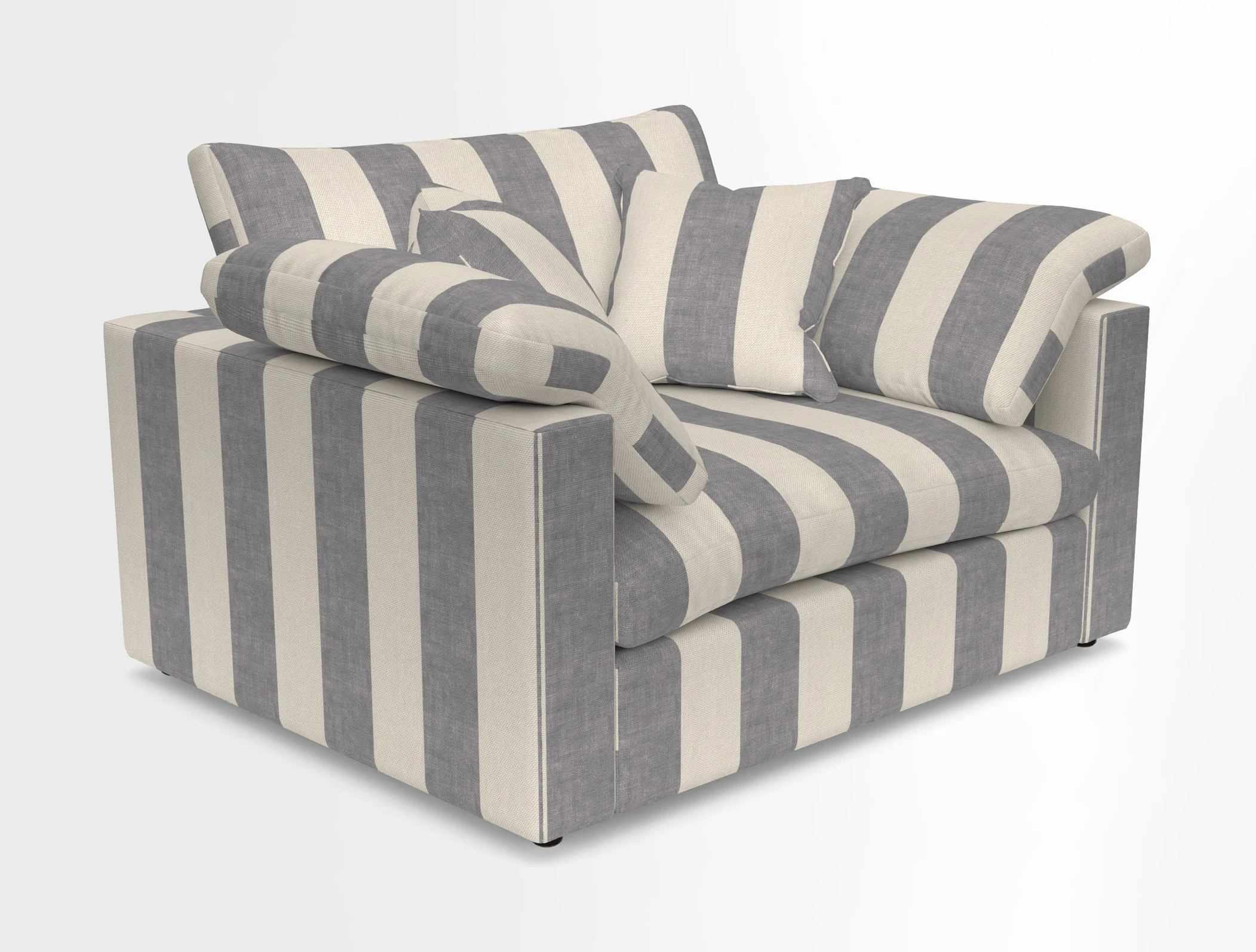 Big Softie Straight Arm Snuggler in Two Tone Plain Biscuit