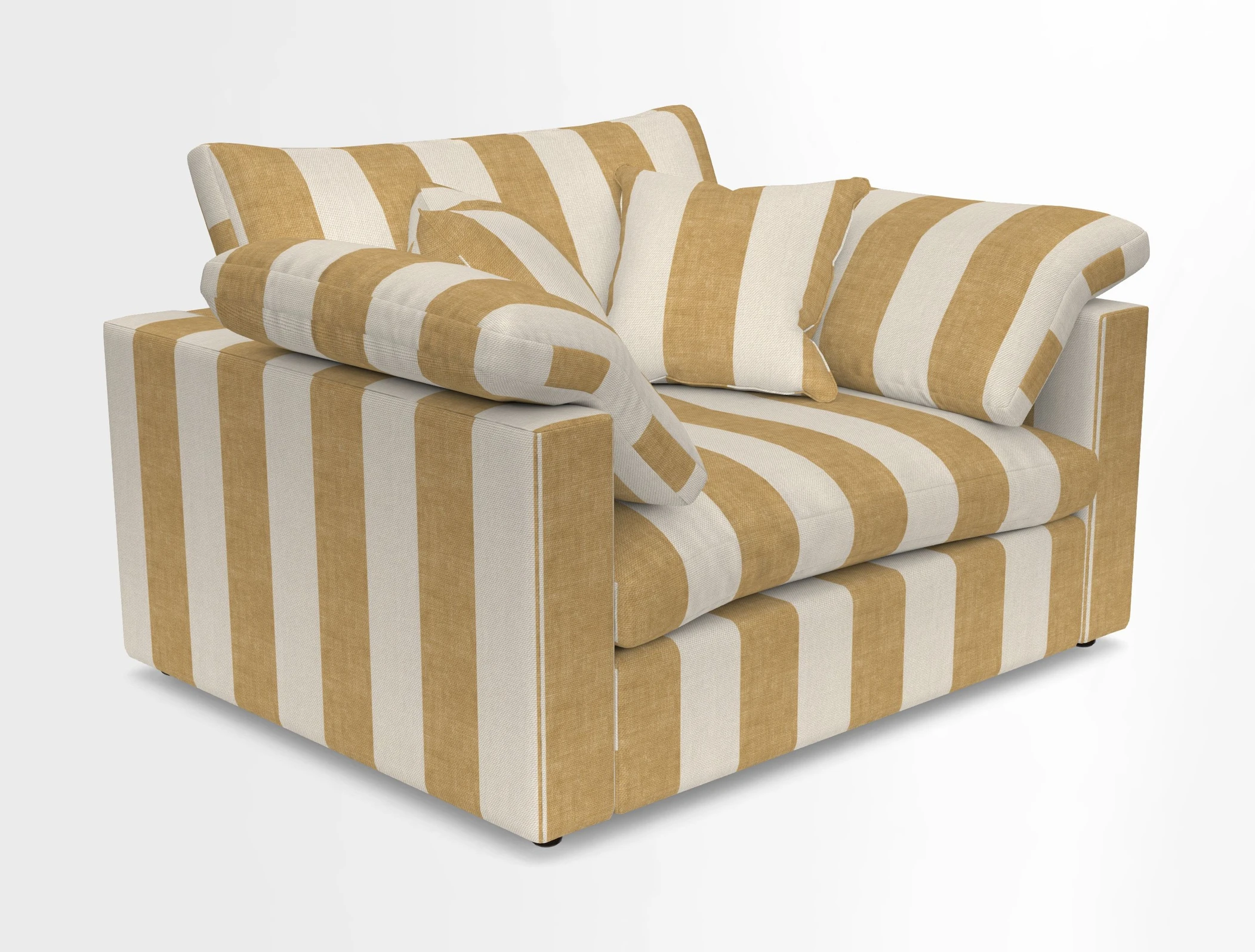 Big Softie Straight Arm Snuggler in Two Tone Plain Biscuit